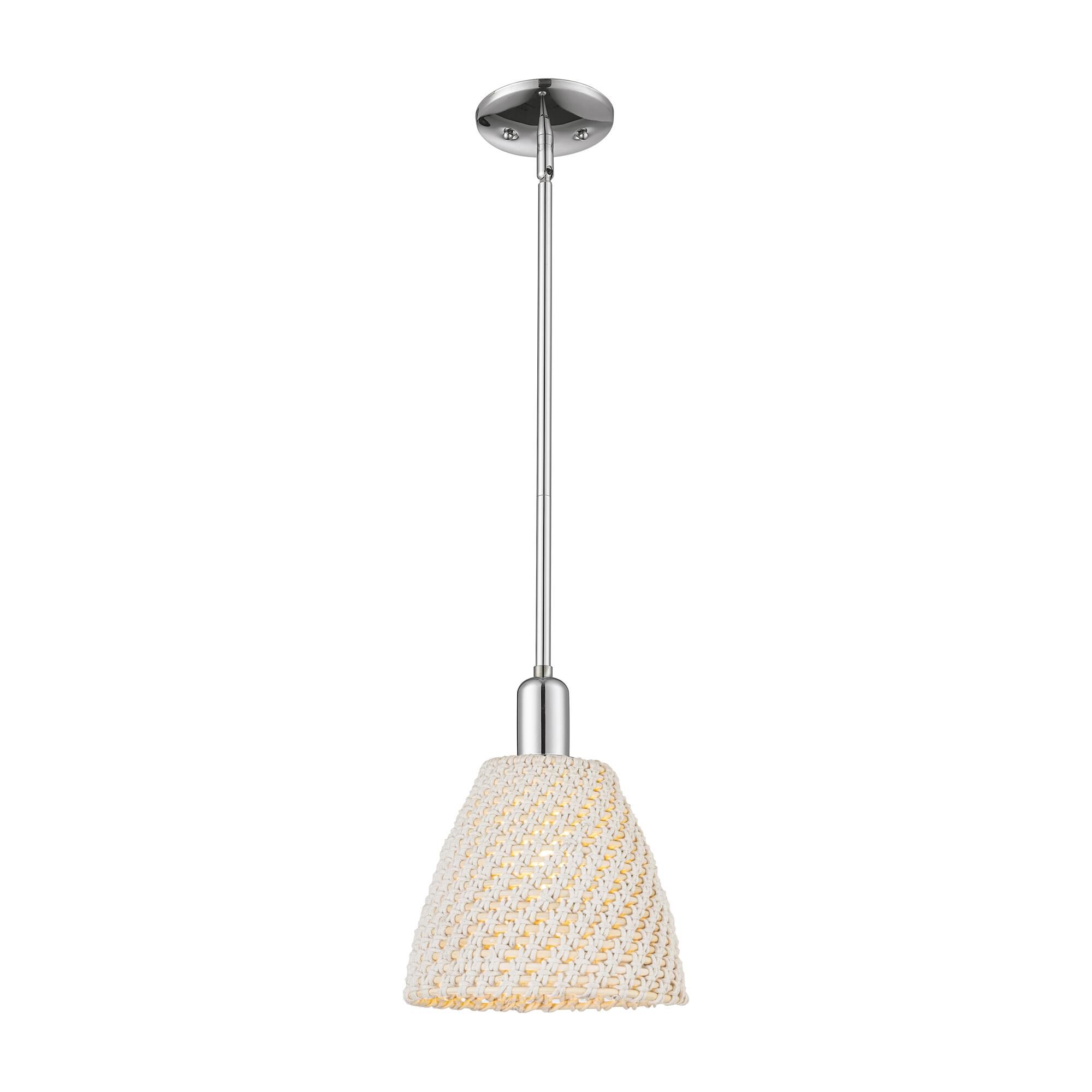 Shown in Polished Chrome finish and Natural shade