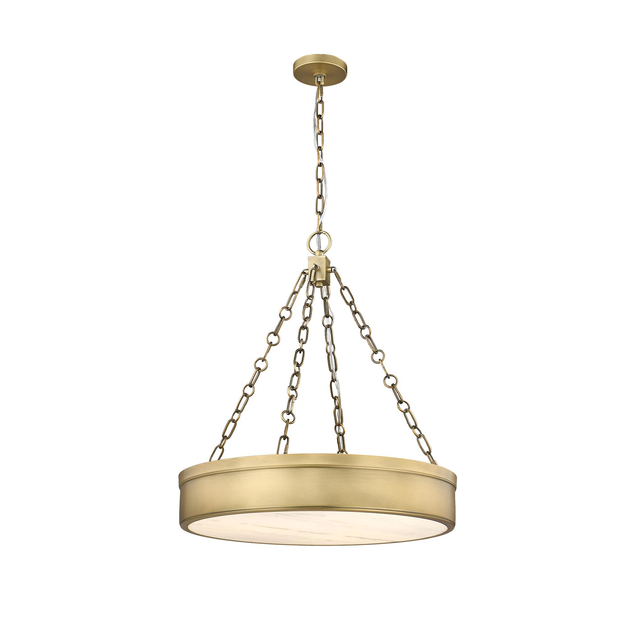 Anders 22 Inch 3 Light LED Mini Chandelier by Z-Lite