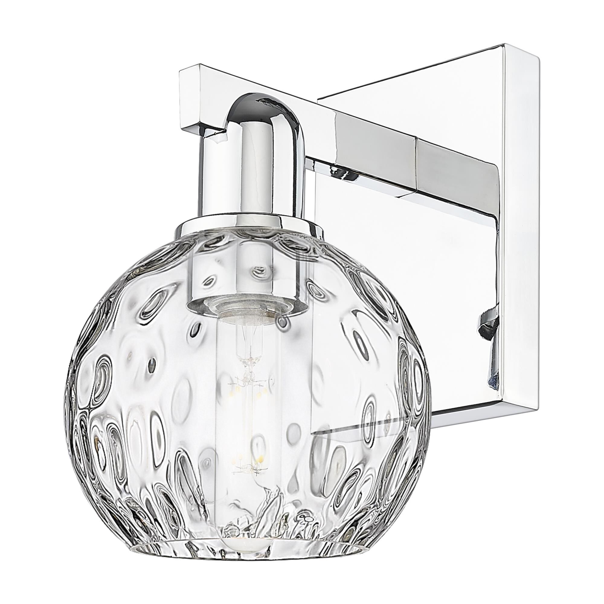 Shown in Polished Chrome finish and Clear Water glass