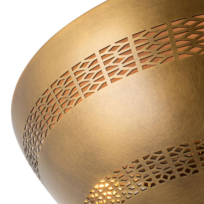 Peyton Fox Overland 18 Inch Semi Flush Mount by Alora Lighting