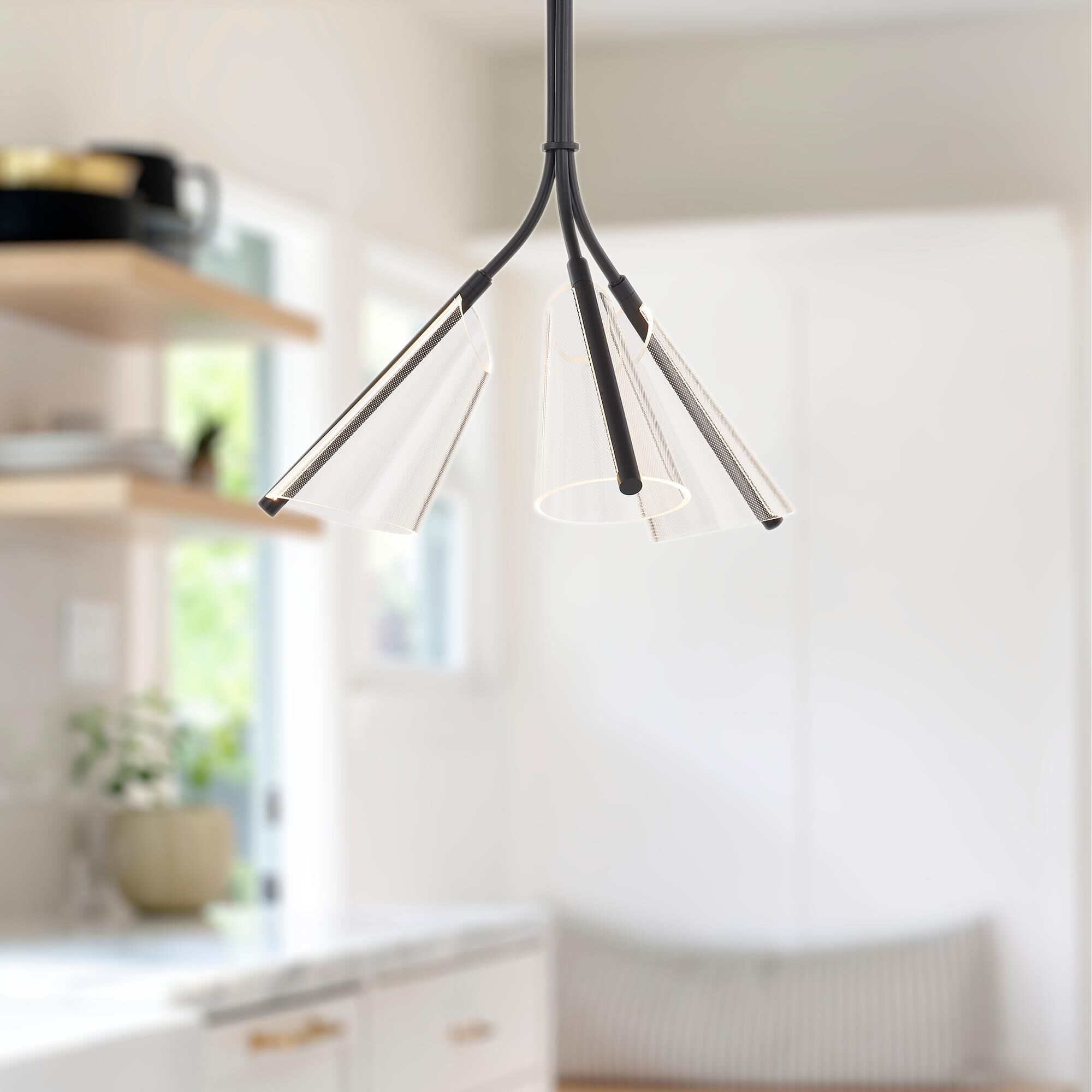 Shown in Black finish