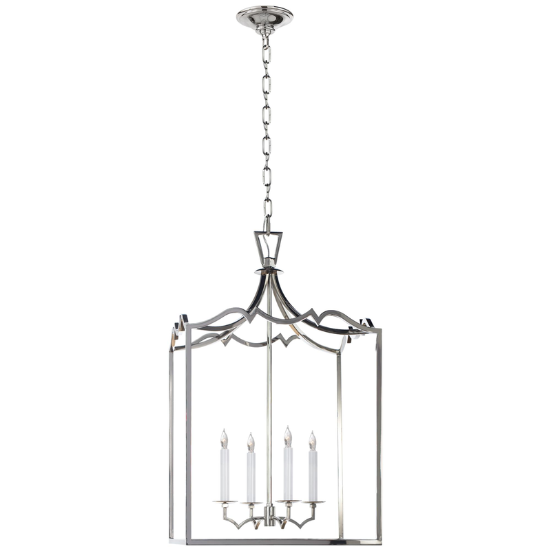 Chapman & Myers Darlana 17 Inch Cage Pendant by Visual Comfort Signature Collection