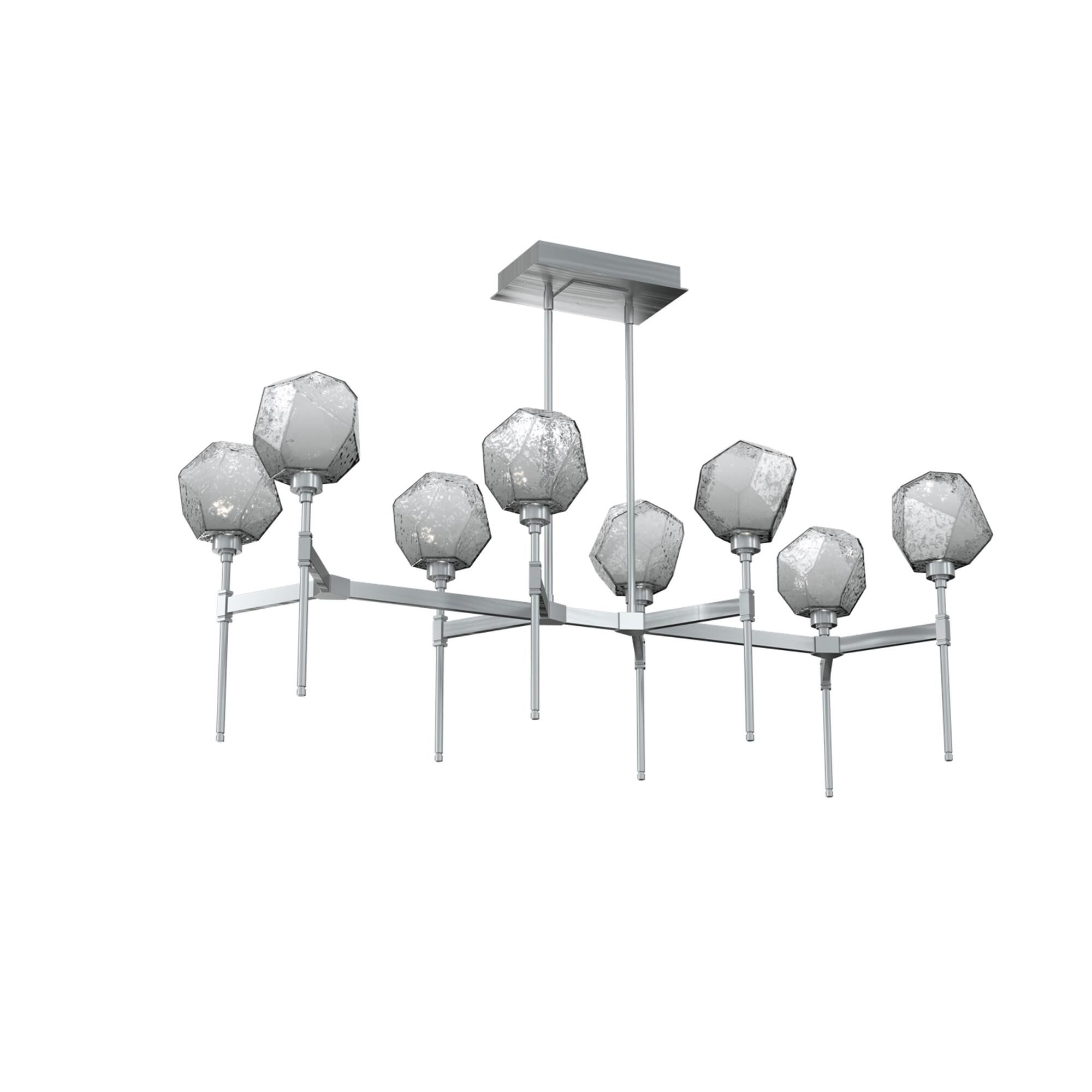 Shown in Classic Silver finish and Smoke glass