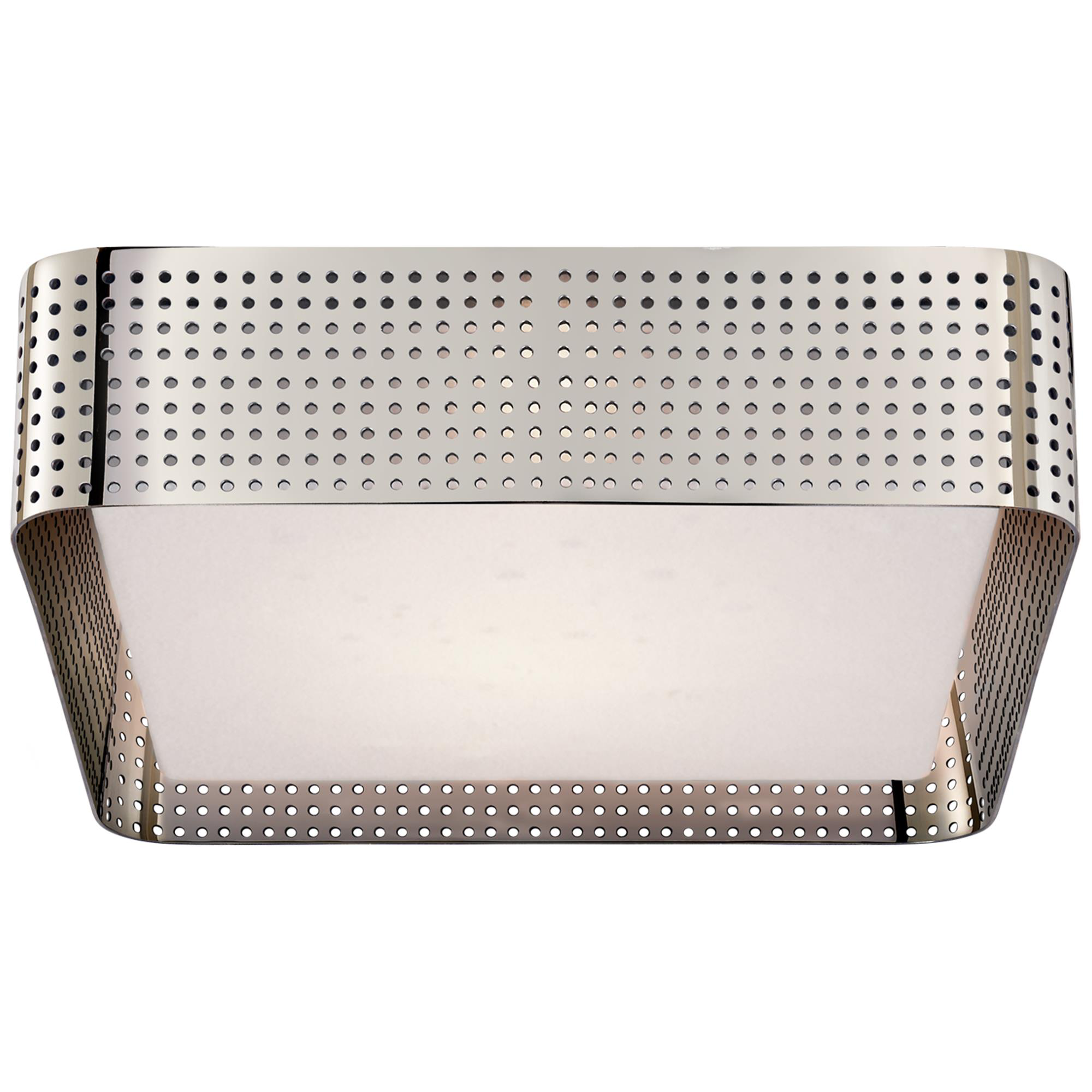 Shown in Polished Nickel finish and Clouded glass