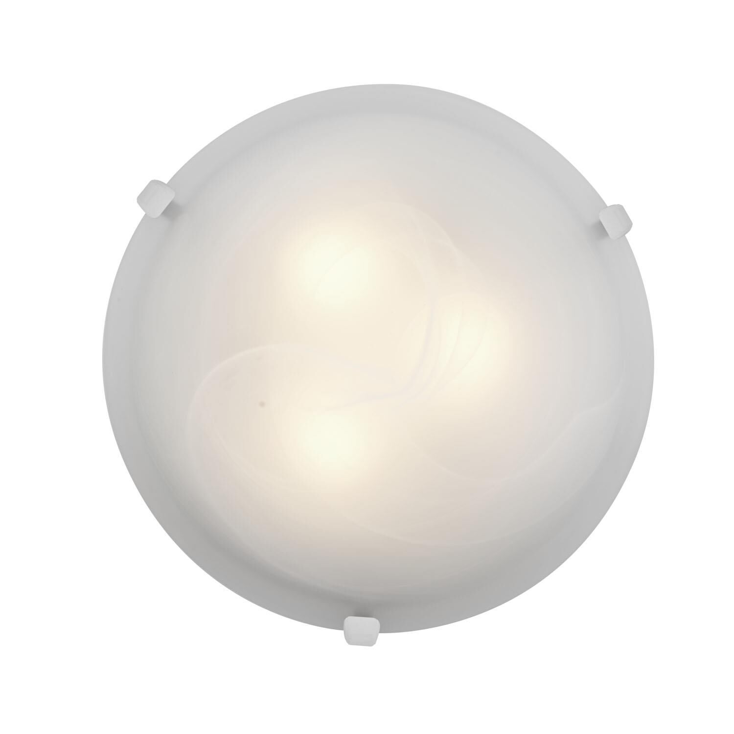 Shown in White (Wh) finish and Alabaster (Alb) glass