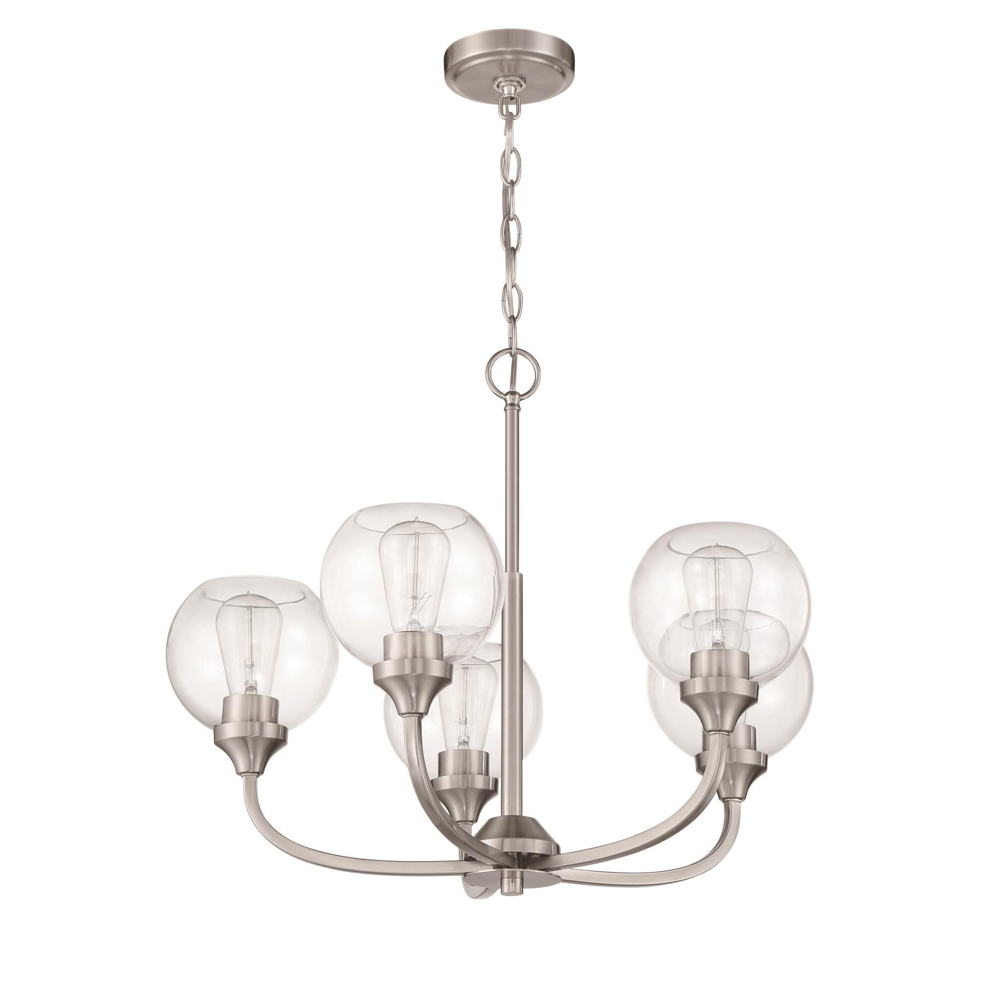 Glenda 23 Inch 5 Light Chandelier by Craftmade