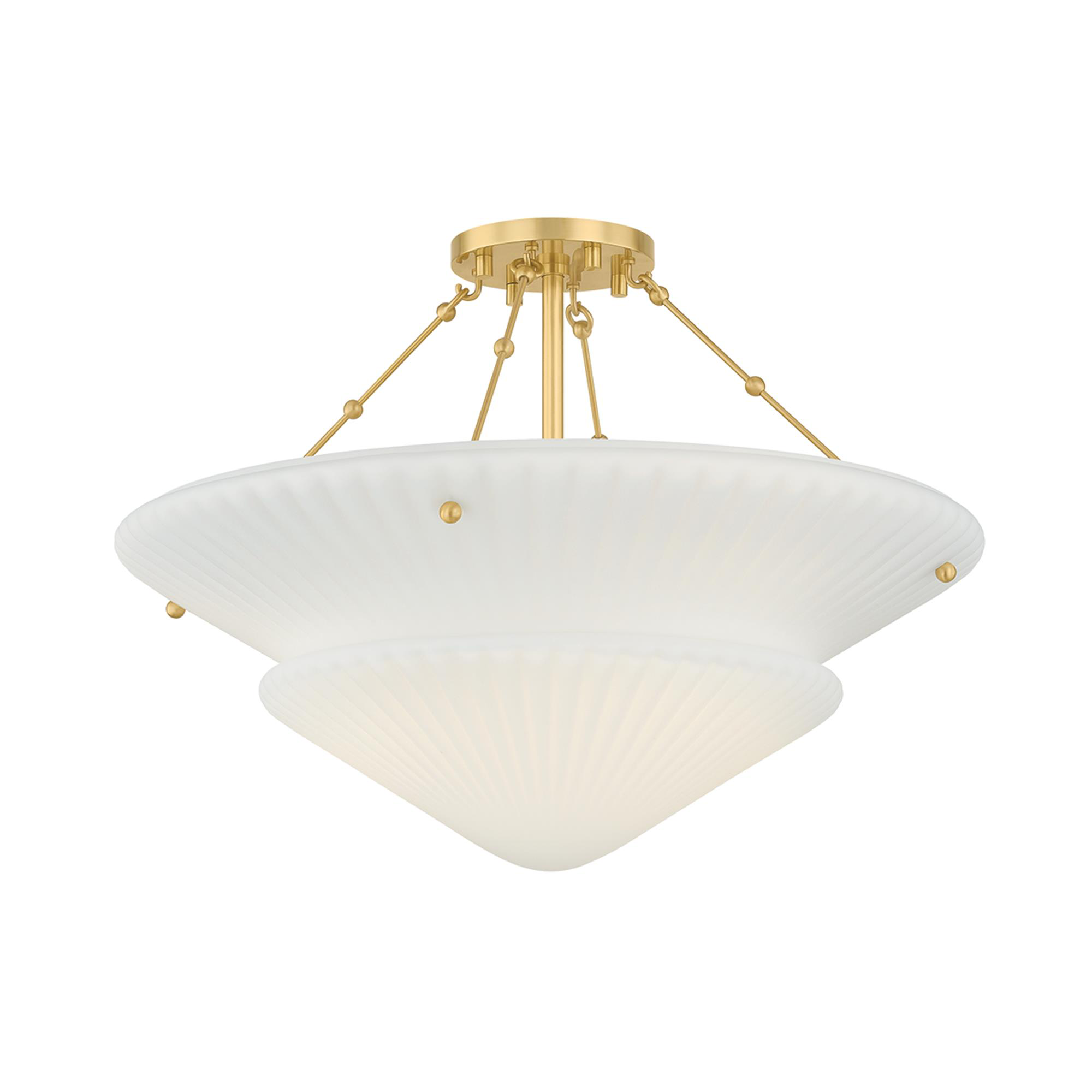 Loburn 20 Inch Semi Flush Mount,
