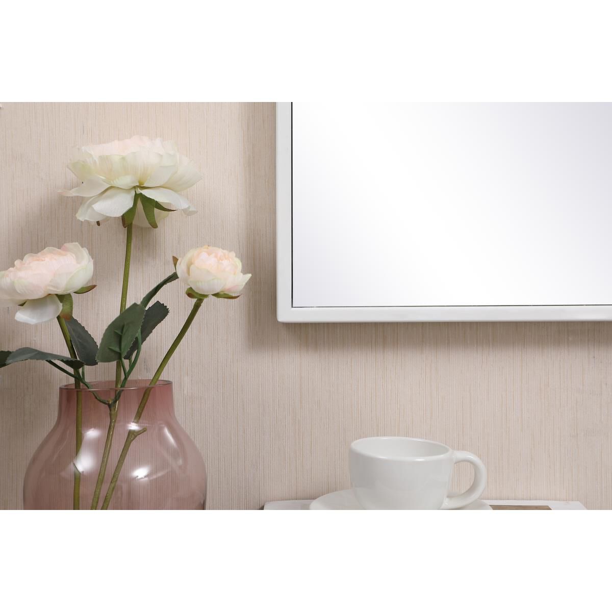 Shown in White finish