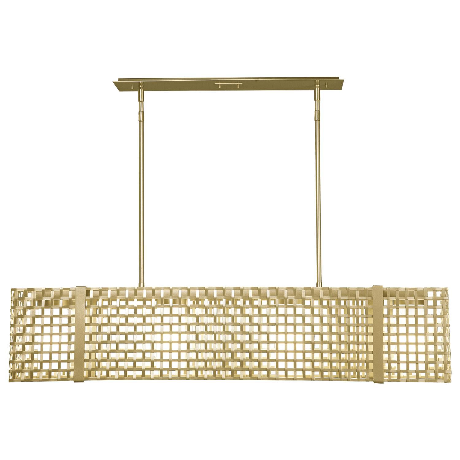 Tweed Linear Suspension Light by Hammerton Studio