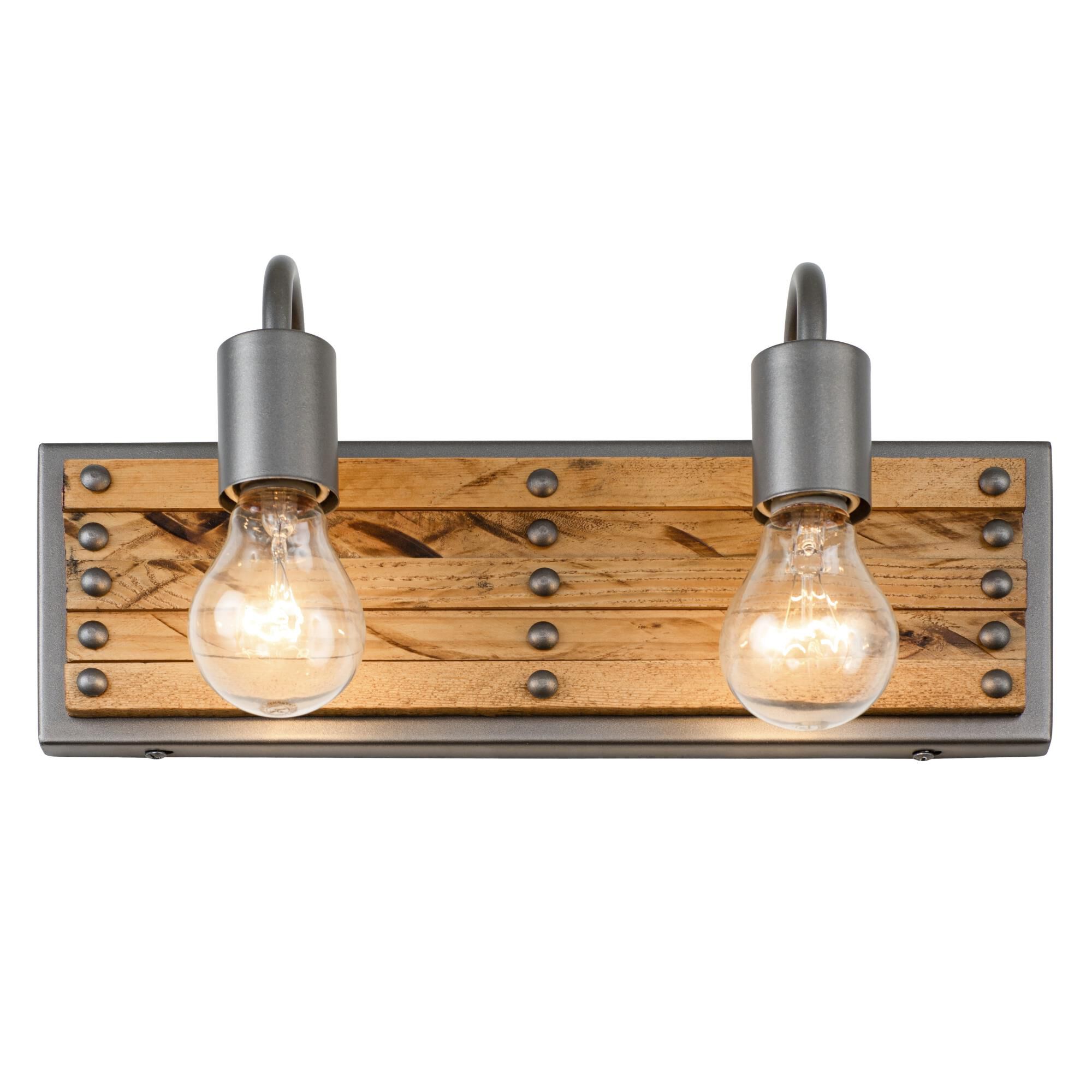 Shown in New Bronze -  Honey Wood finish