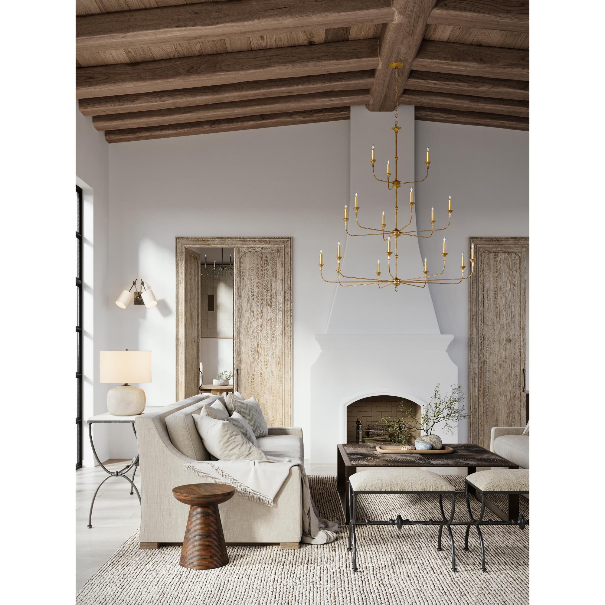 Nottaway 60 Inch Chandelier by Currey and Company