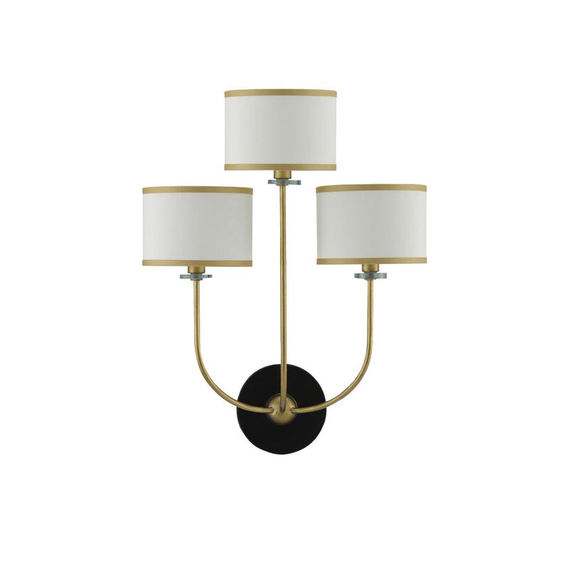 Croydon Large 3 Light Wall Sconce by Currey & Company