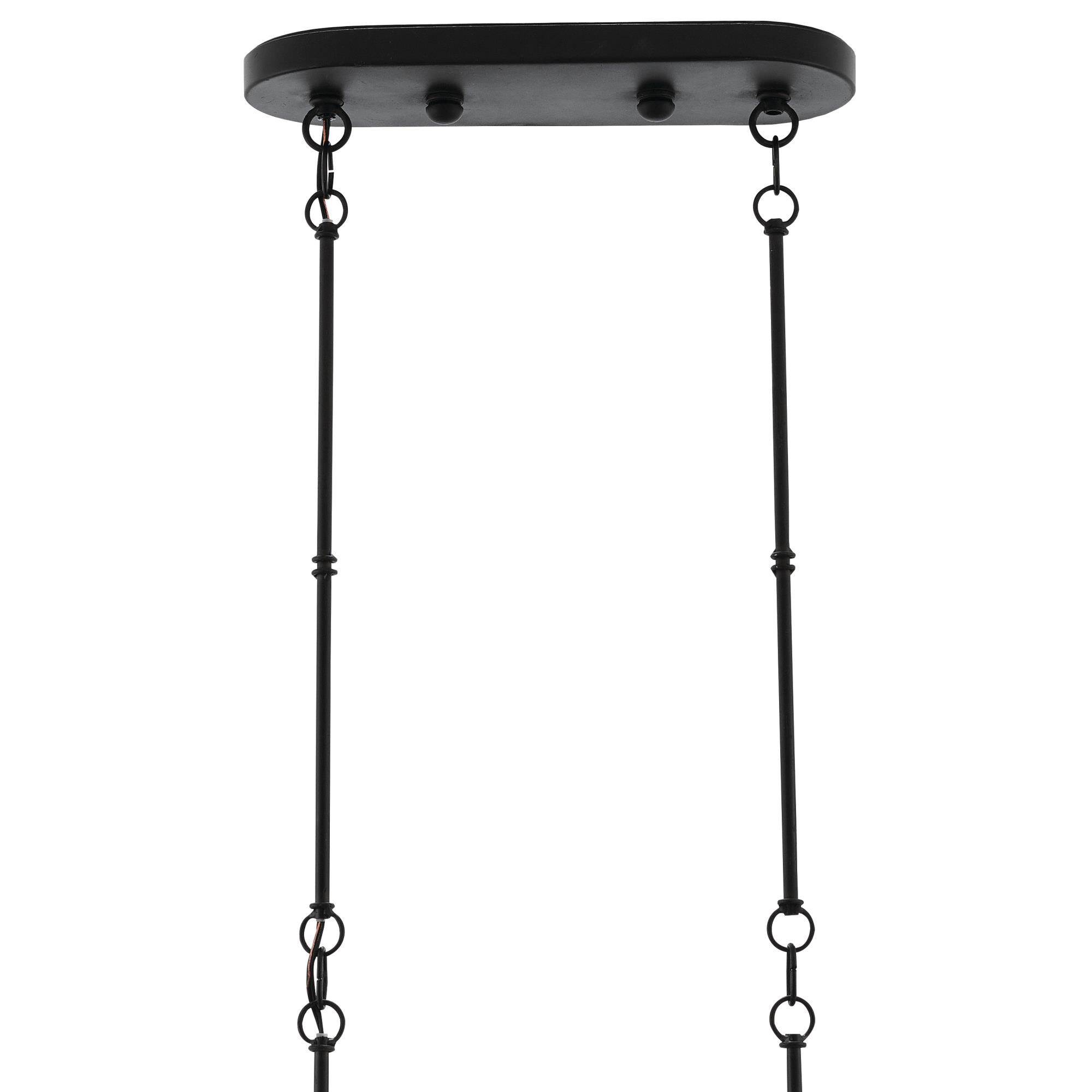 Elmbridge 32 Inch 5 Light Linear Suspension Light by Currey and Company