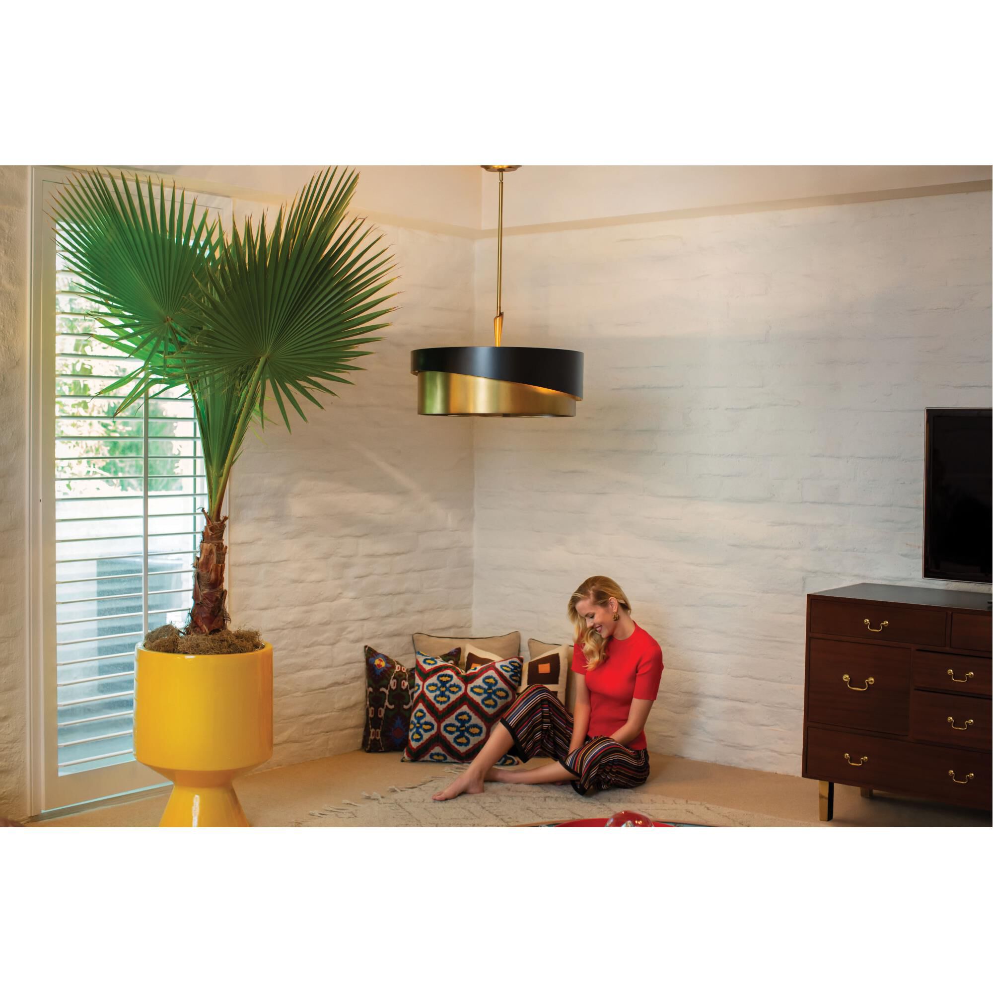 Gigi 26 Inch Large Pendant by Fredrick Ramond