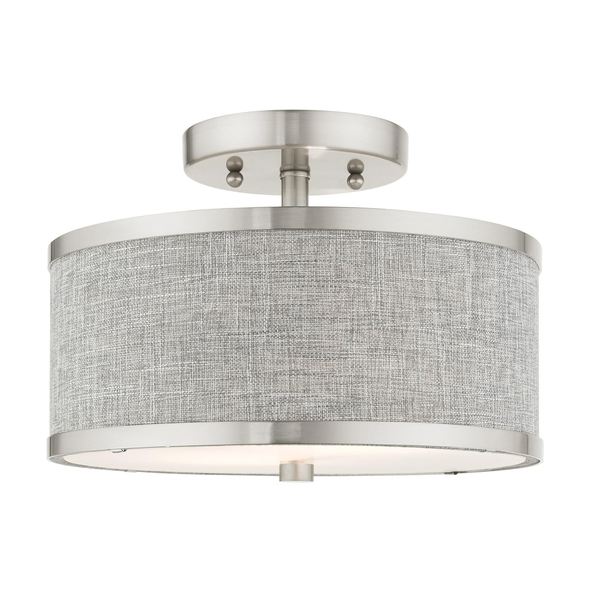 Park Ridge 2 Light Semi Flush Mount by Livex Lighting