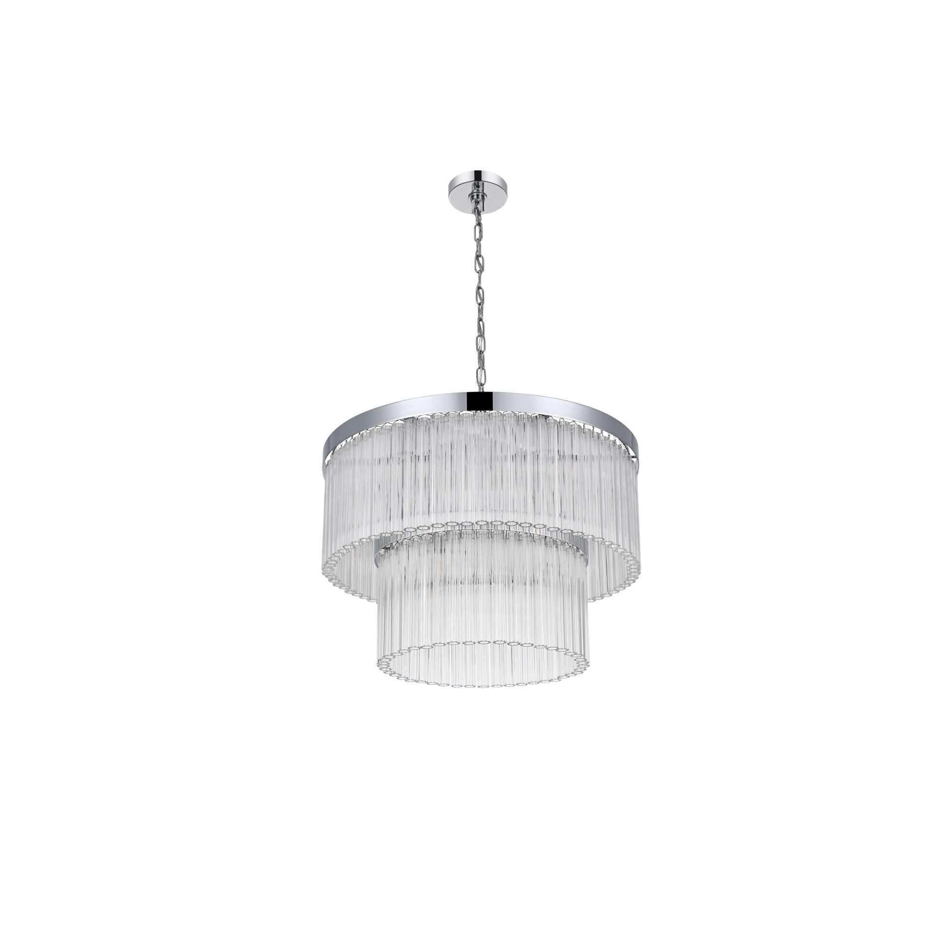 Harlow 24 Inch Chandelier by Elegant Lighting