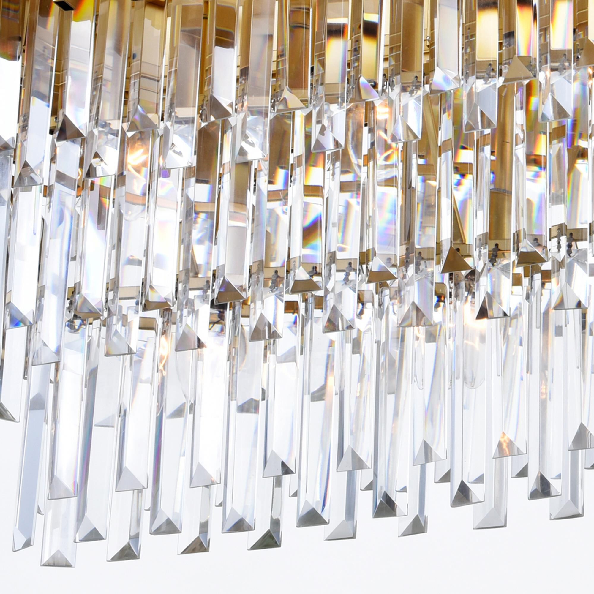 Shown in Medallion Gold finish and K9 Clear crystal