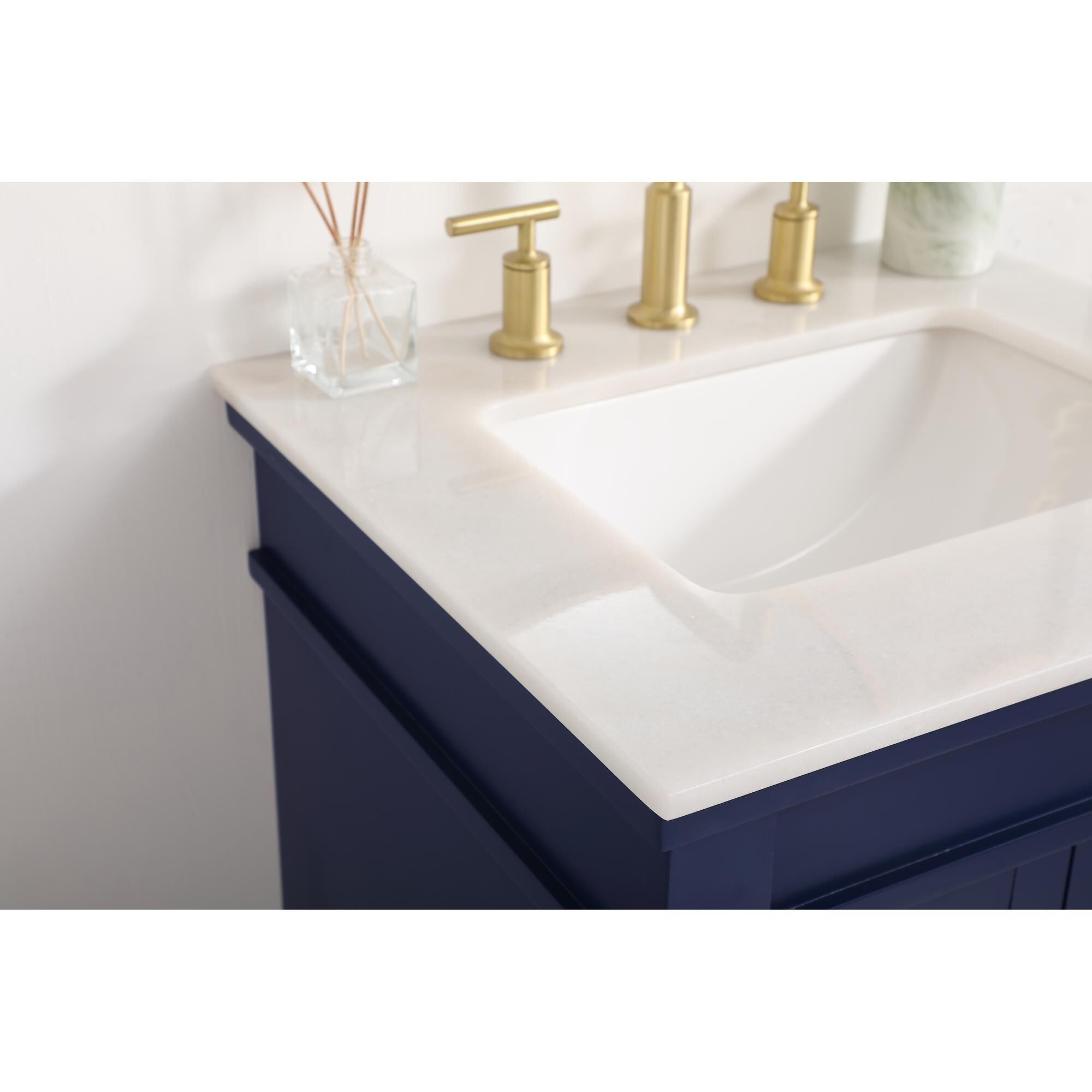 Shown in Blue finish