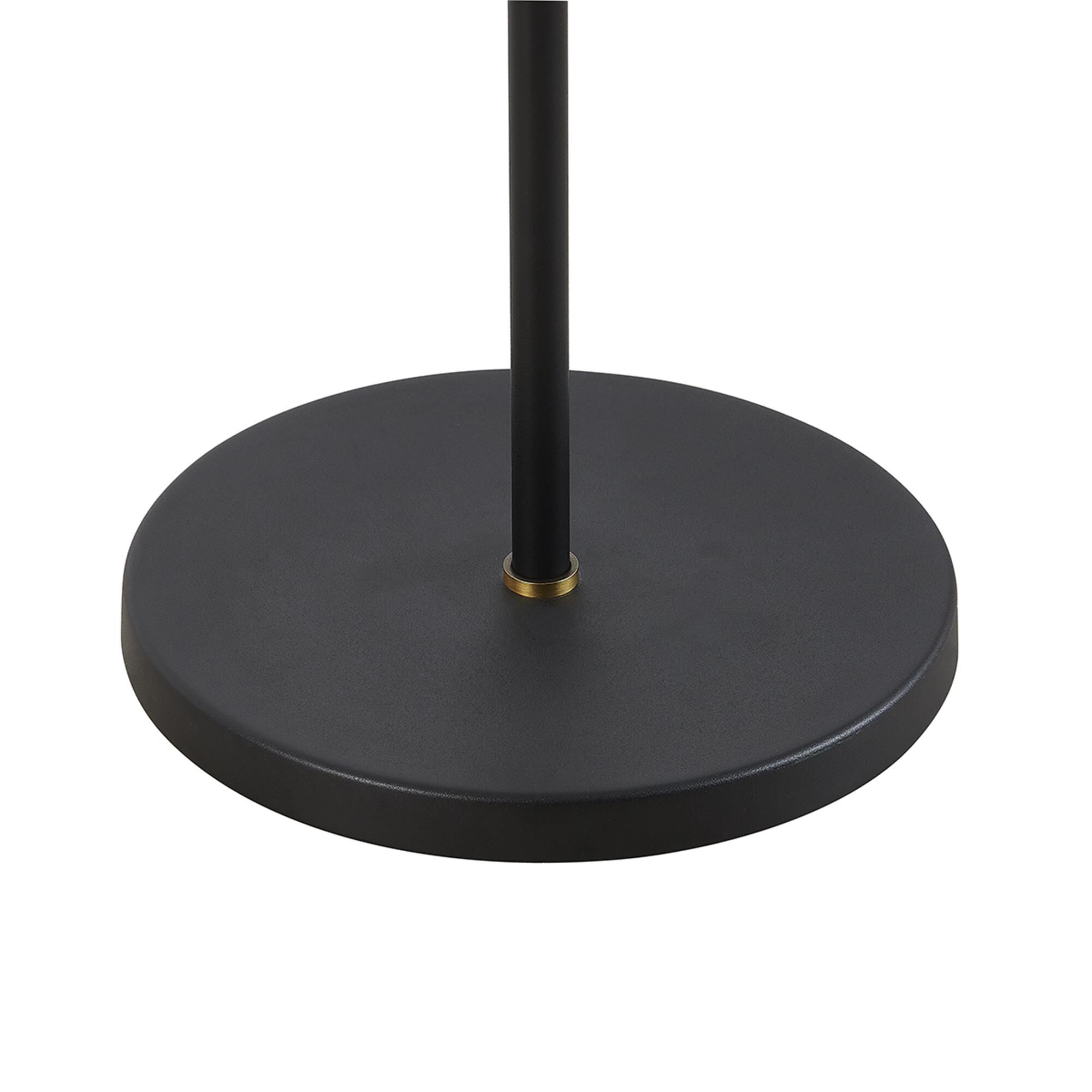 Shown in Patina Brass finish and White shade