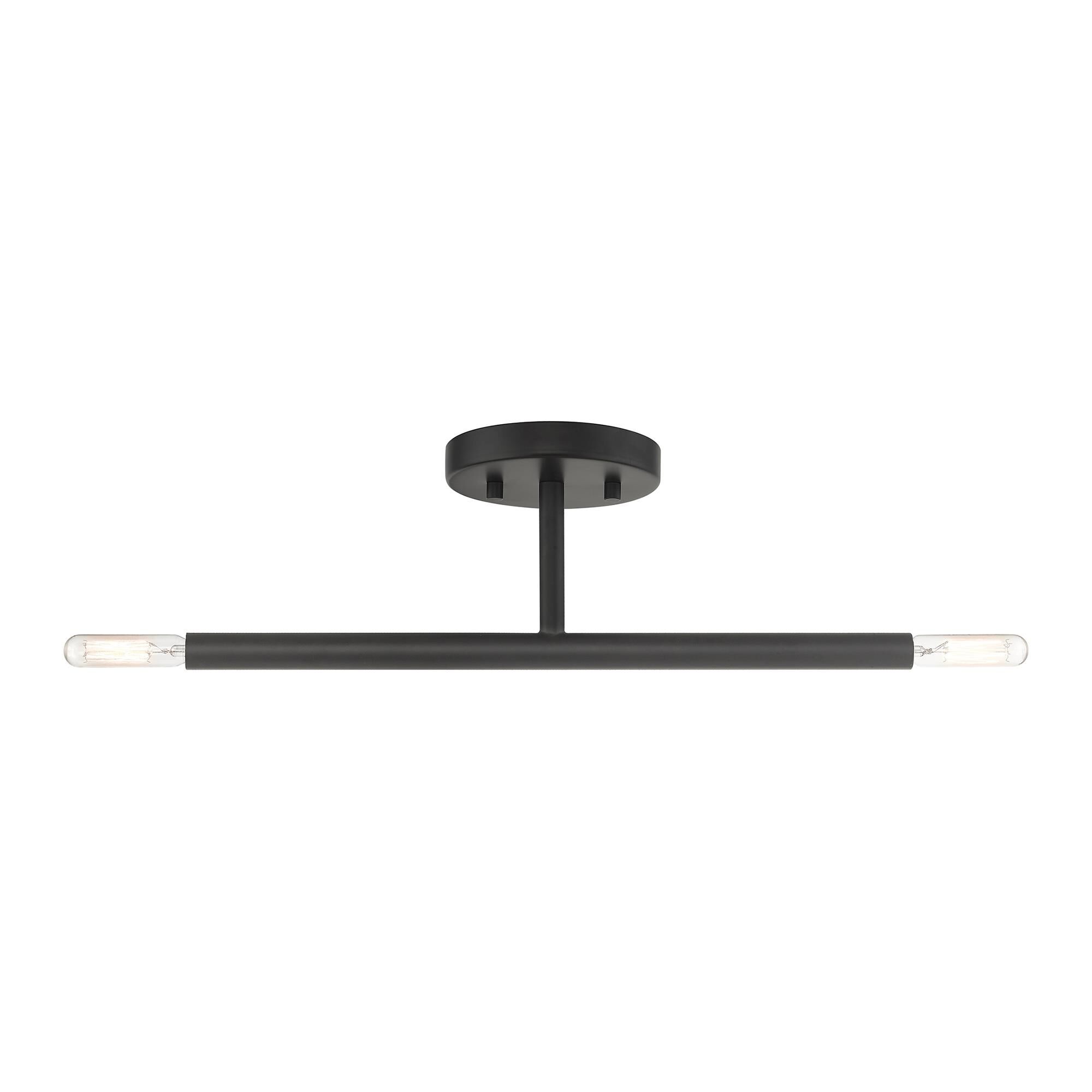 Copenhagen 17 Inch 2 Light Semi Flush Mount by Livex Lighting