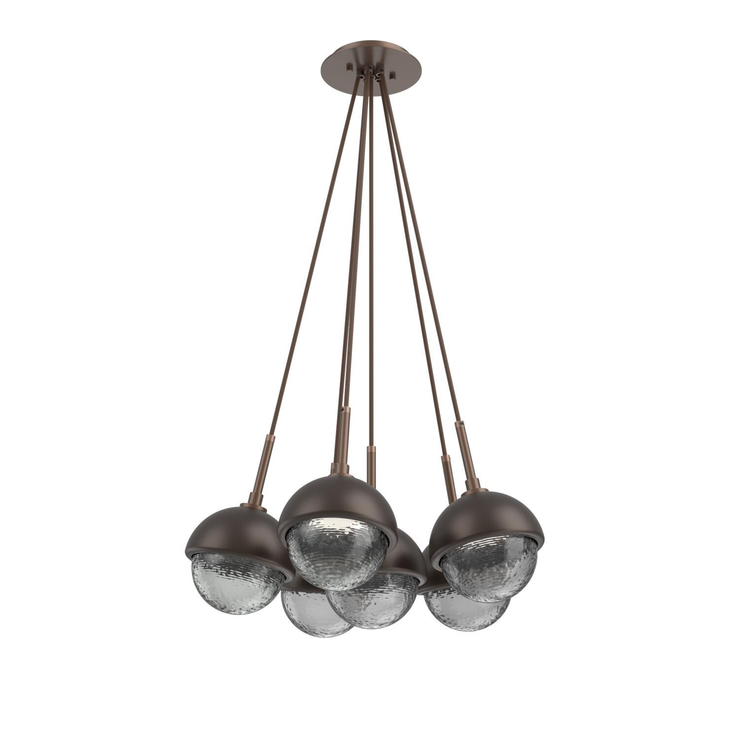 Levi Wilson Cabochon 19 Inch Multi Pendant Light by Hammerton Studio