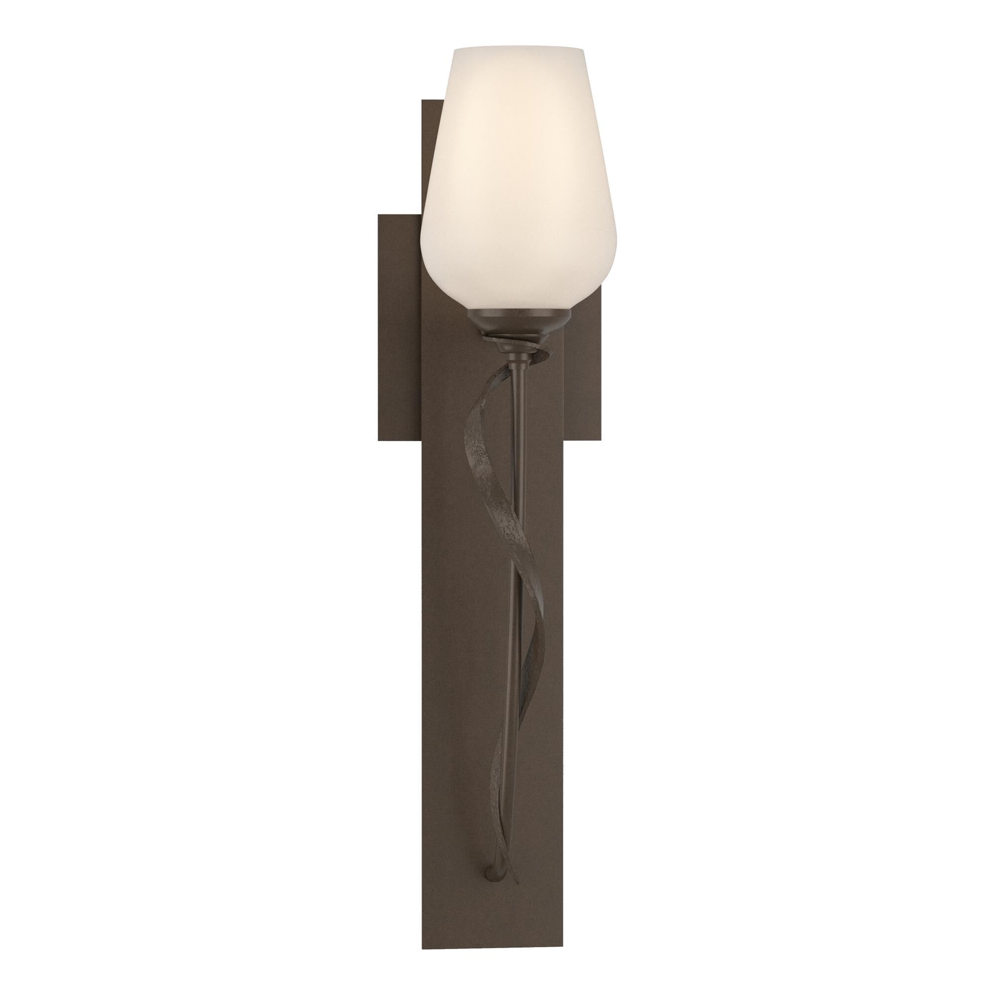 Shown in Bronze finish and Opal glass
