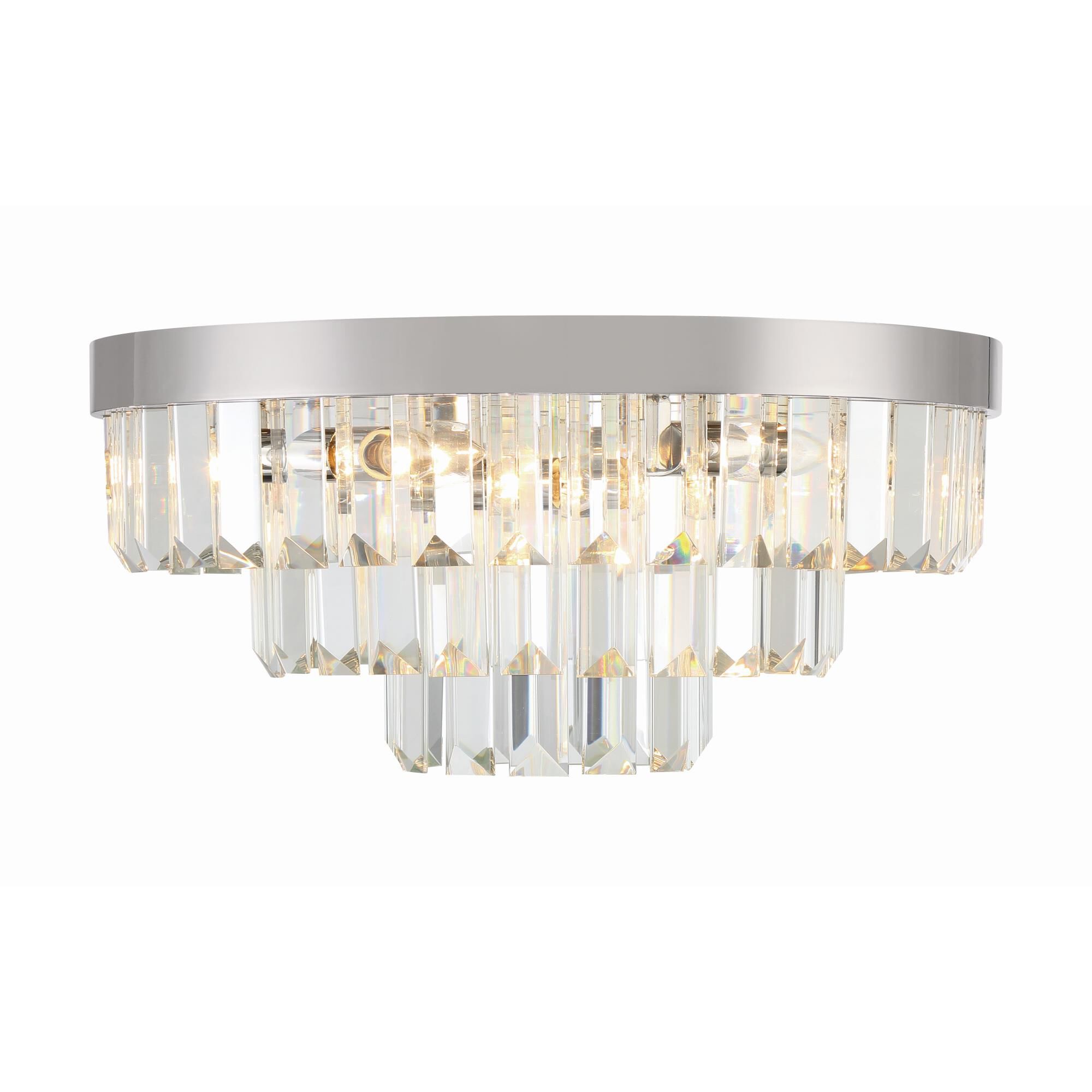 Hayes 18 Inch 8 Light Flush Mount by Crystorama