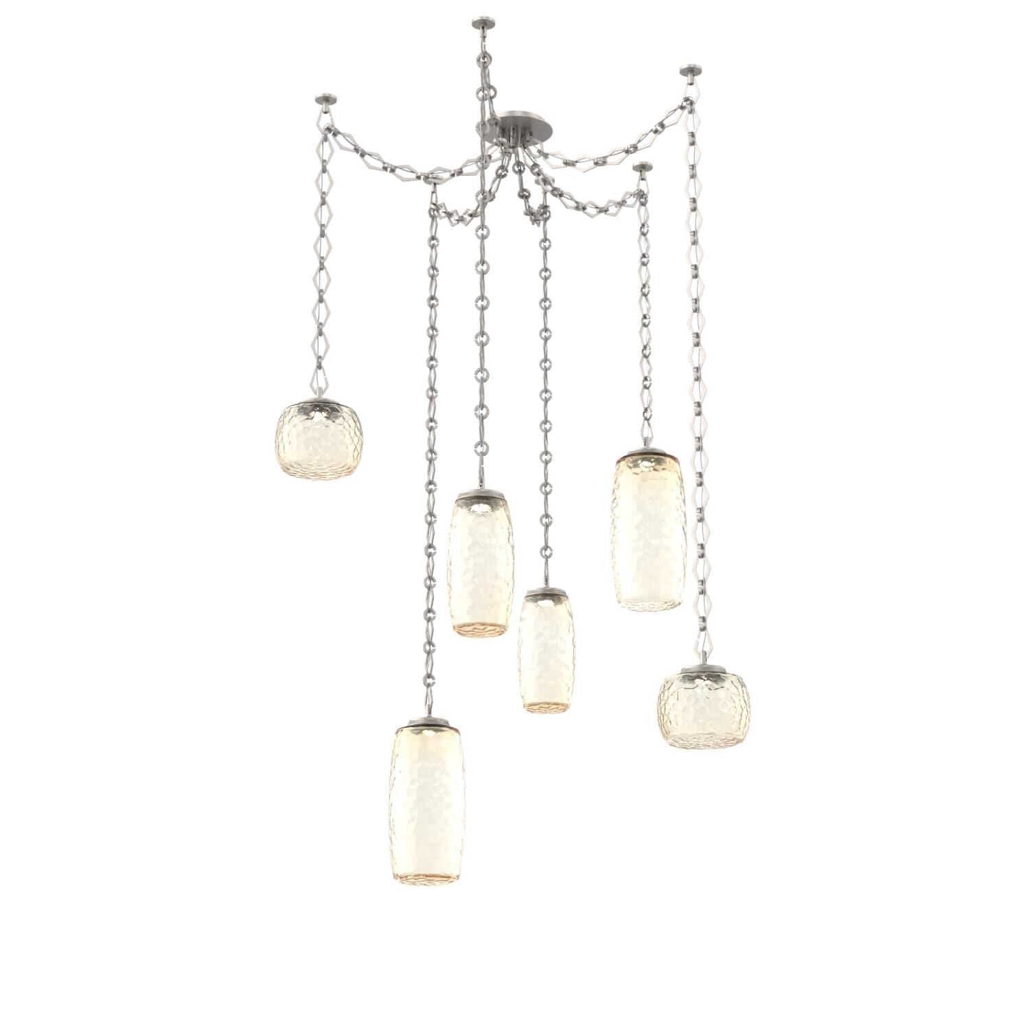 Levi Wilson Vessel 15 Inch Multi Pendant Light by Hammerton Studio