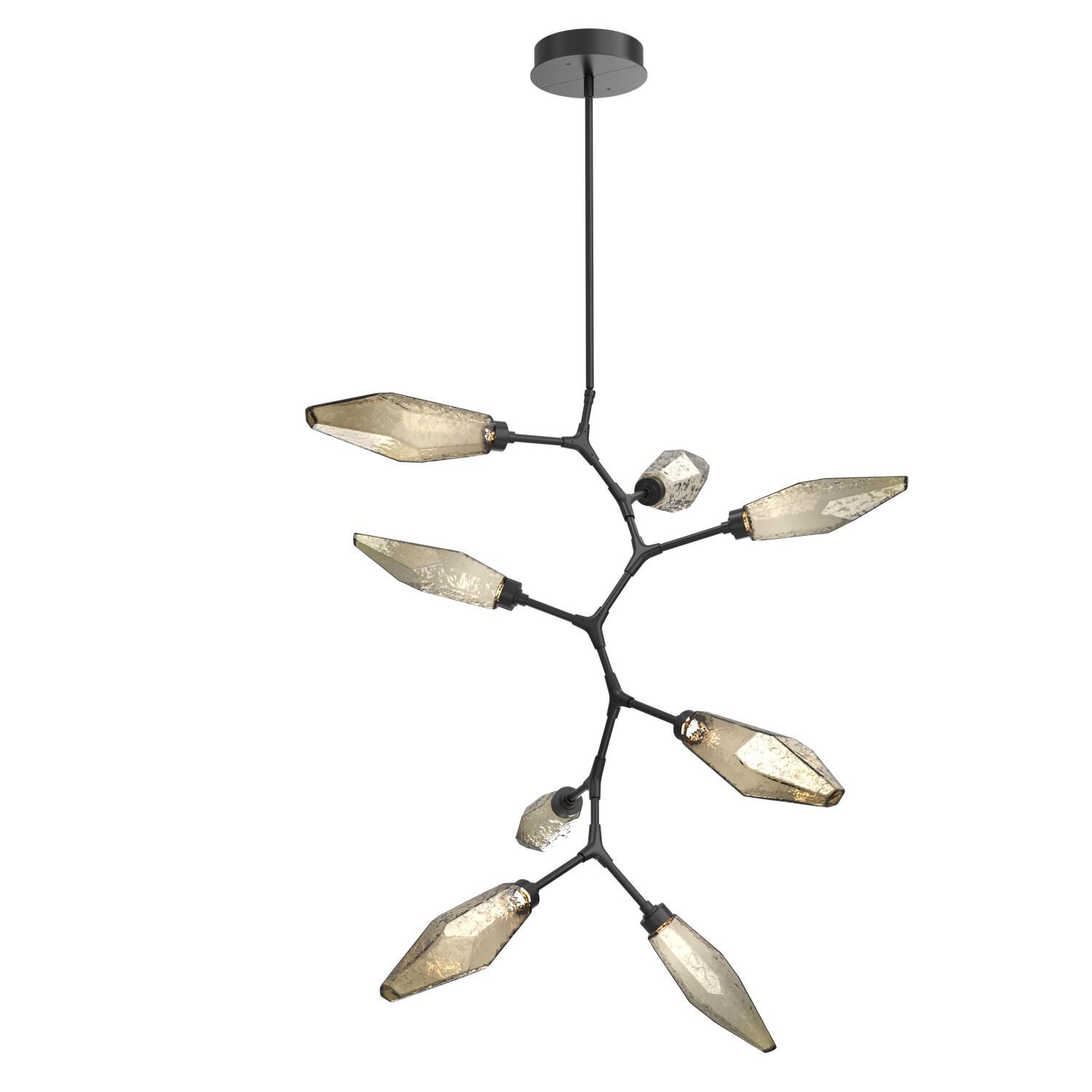 Rock Crystal Multi Light Pendant by Hammerton Studio