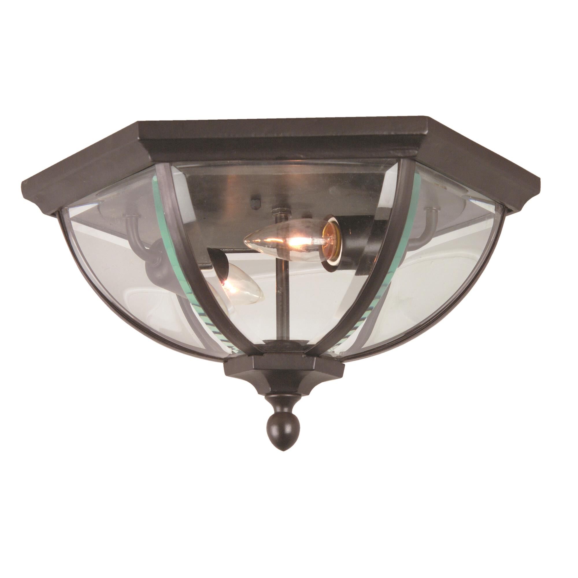 Britannia 15 Inch 2 Light Outdoor Flush Mount by Craftmade
