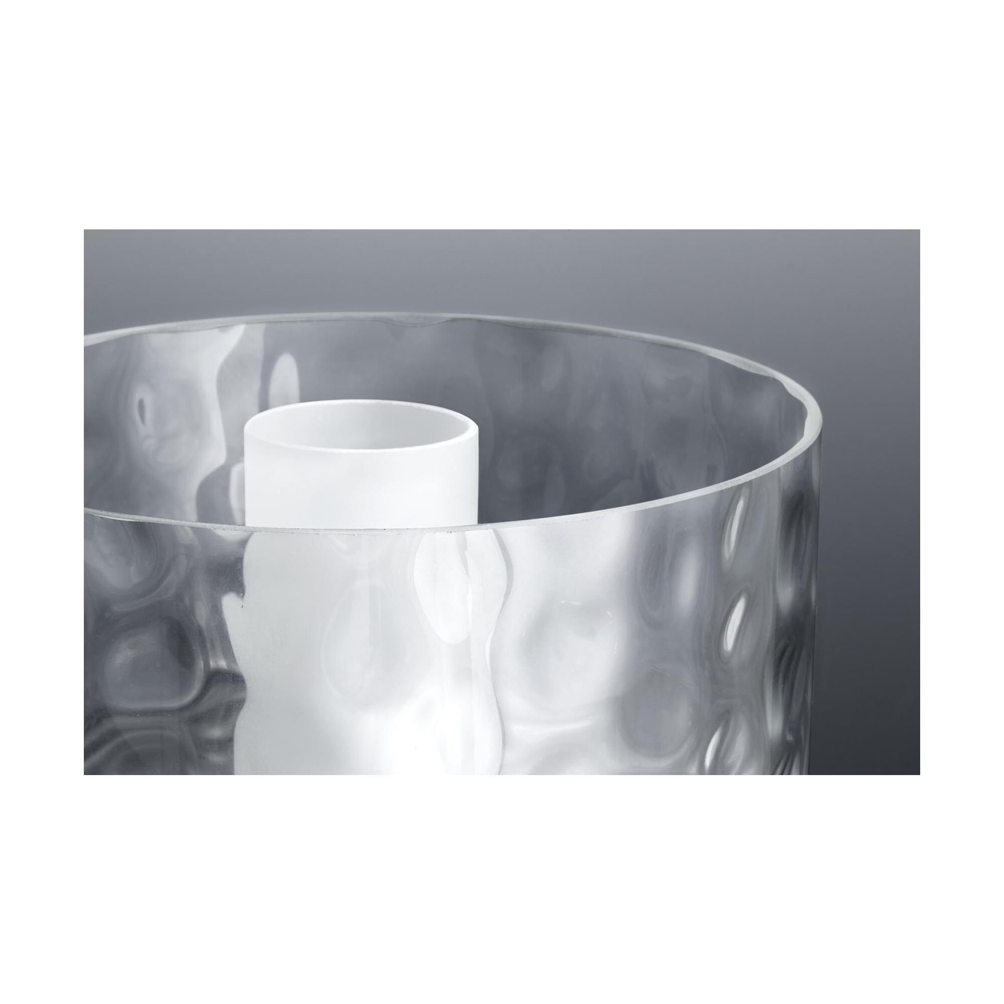 Shown in Polished Nickel finish and Clear Water glass