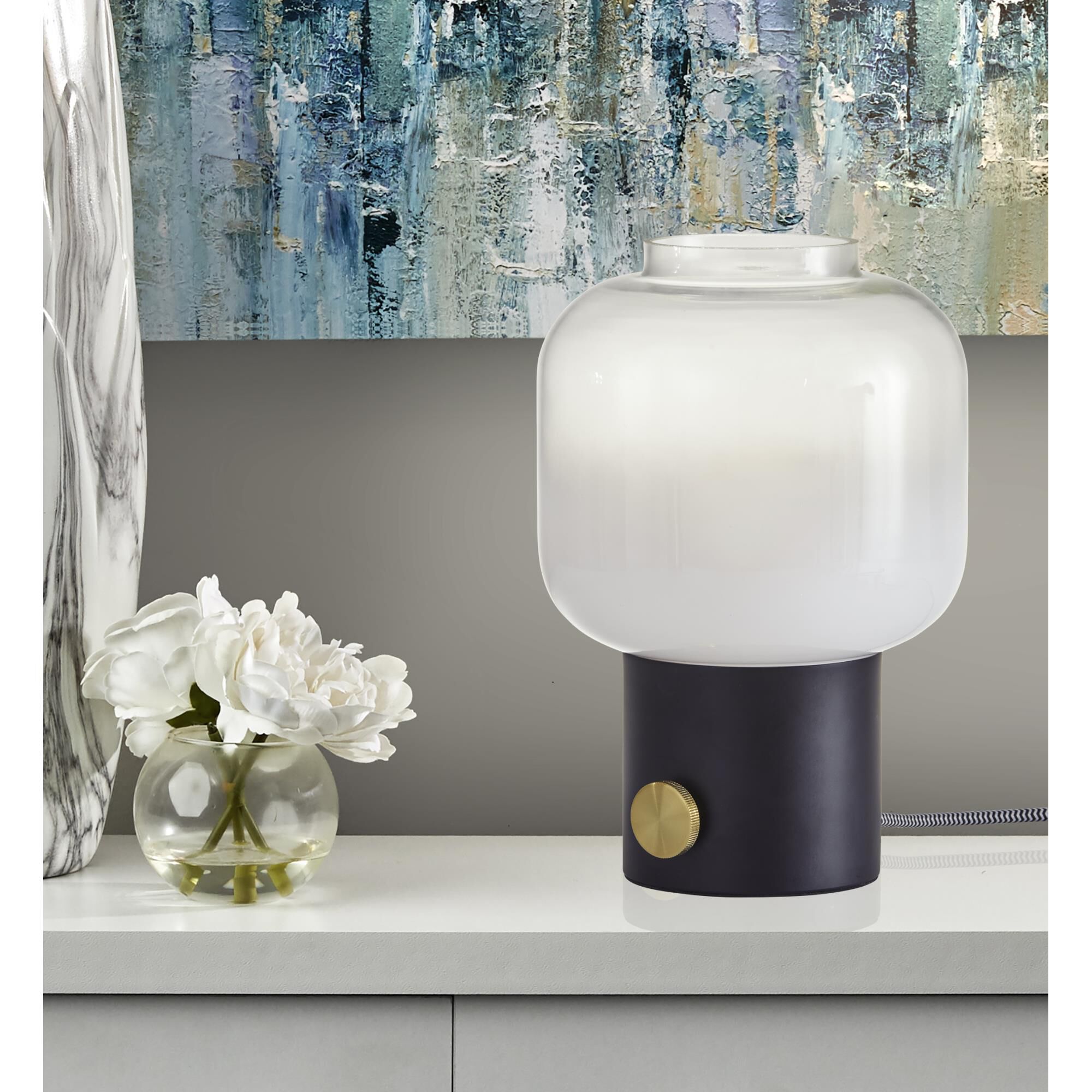 Lewis 12 Inch Accent Lamp by Adesso