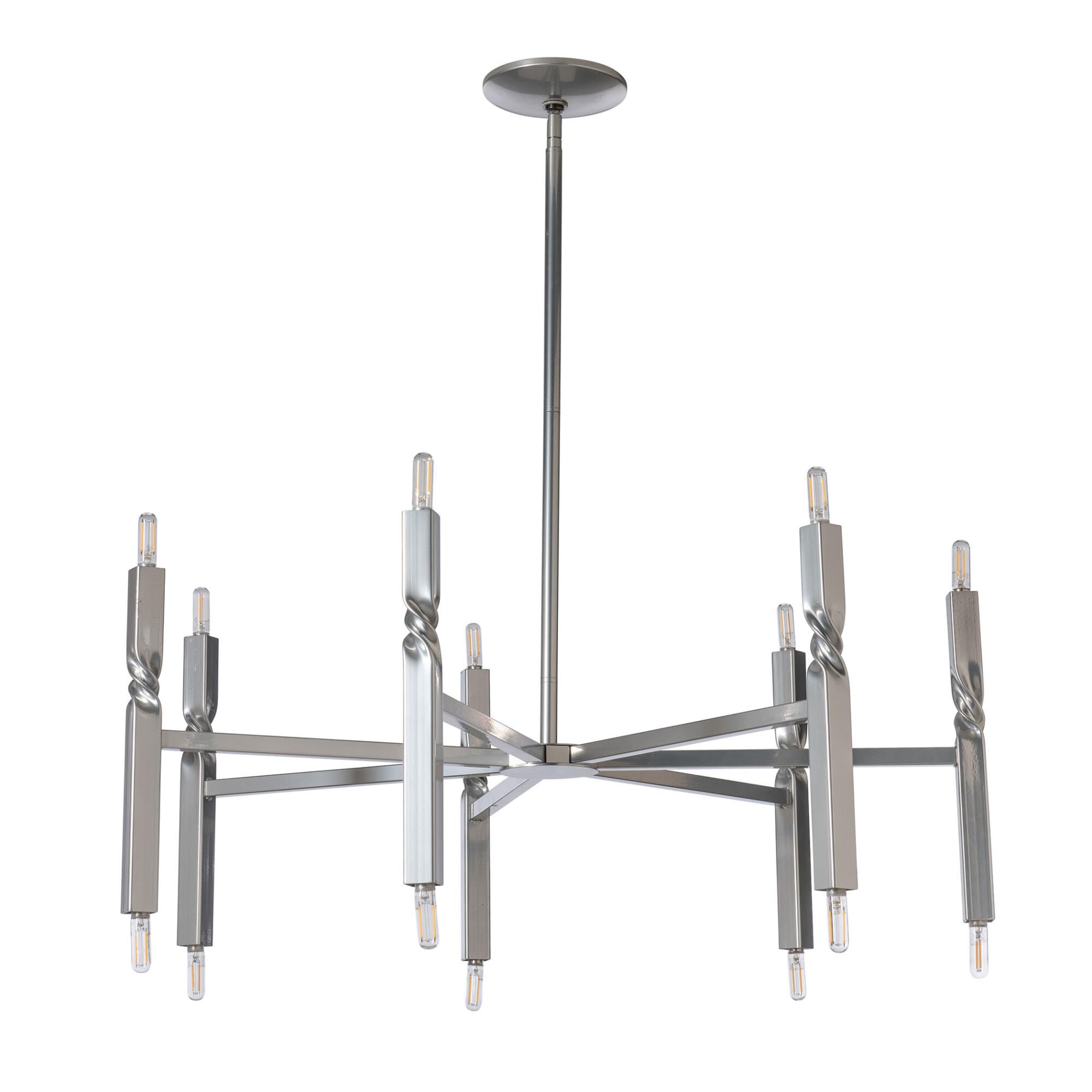 Helix 37 Inch 14 Light Chandelier by Hubbardton Forge