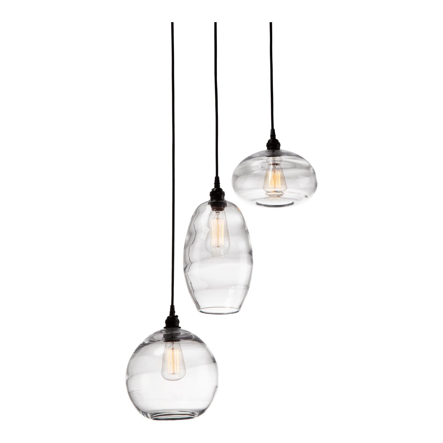 Misto 21 Inch 3 Light Multi Light Pendant by Hammerton Studio