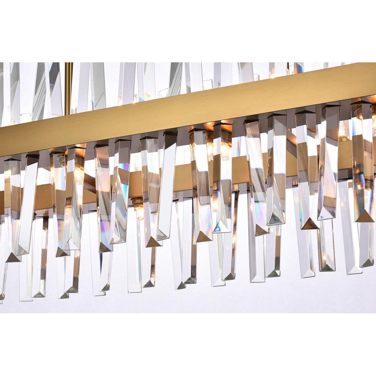 Serephina 36 Inch 20 Light Linear Suspension Light by Elegant Lighting