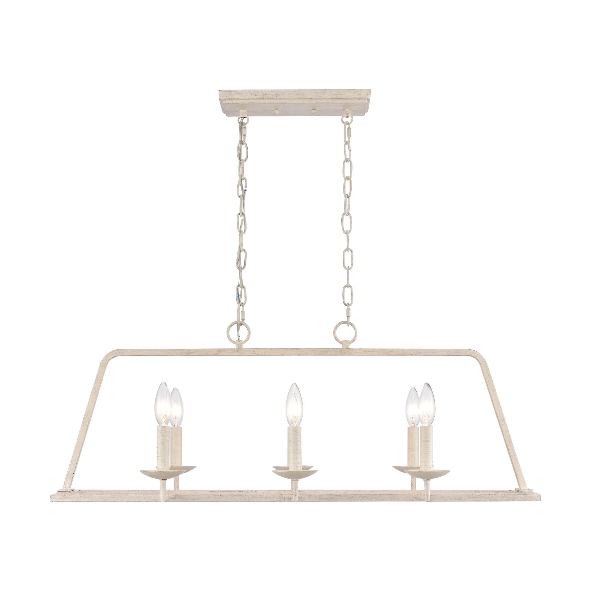 Joanie 34 Inch 6 Light Linear Suspension Light by ELK Lighting