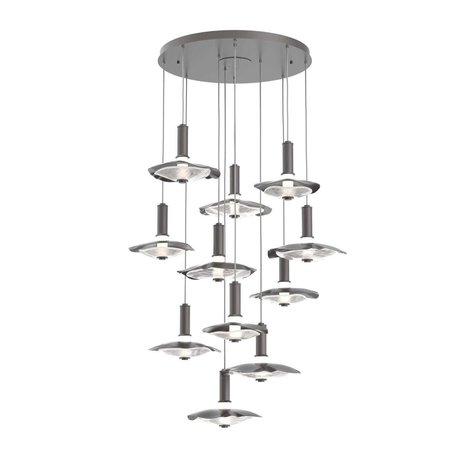 Levi Wilson Cumulus 44 Inch Multi Light Pendant by Hammerton Studio