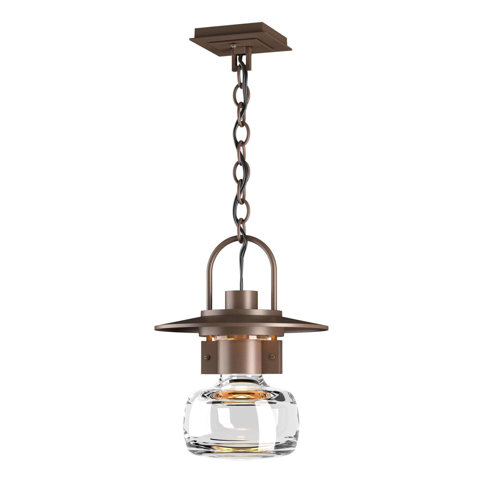 Hubbardton Forge Mason 14 Inch Tall Outdoor Hanging Lantern