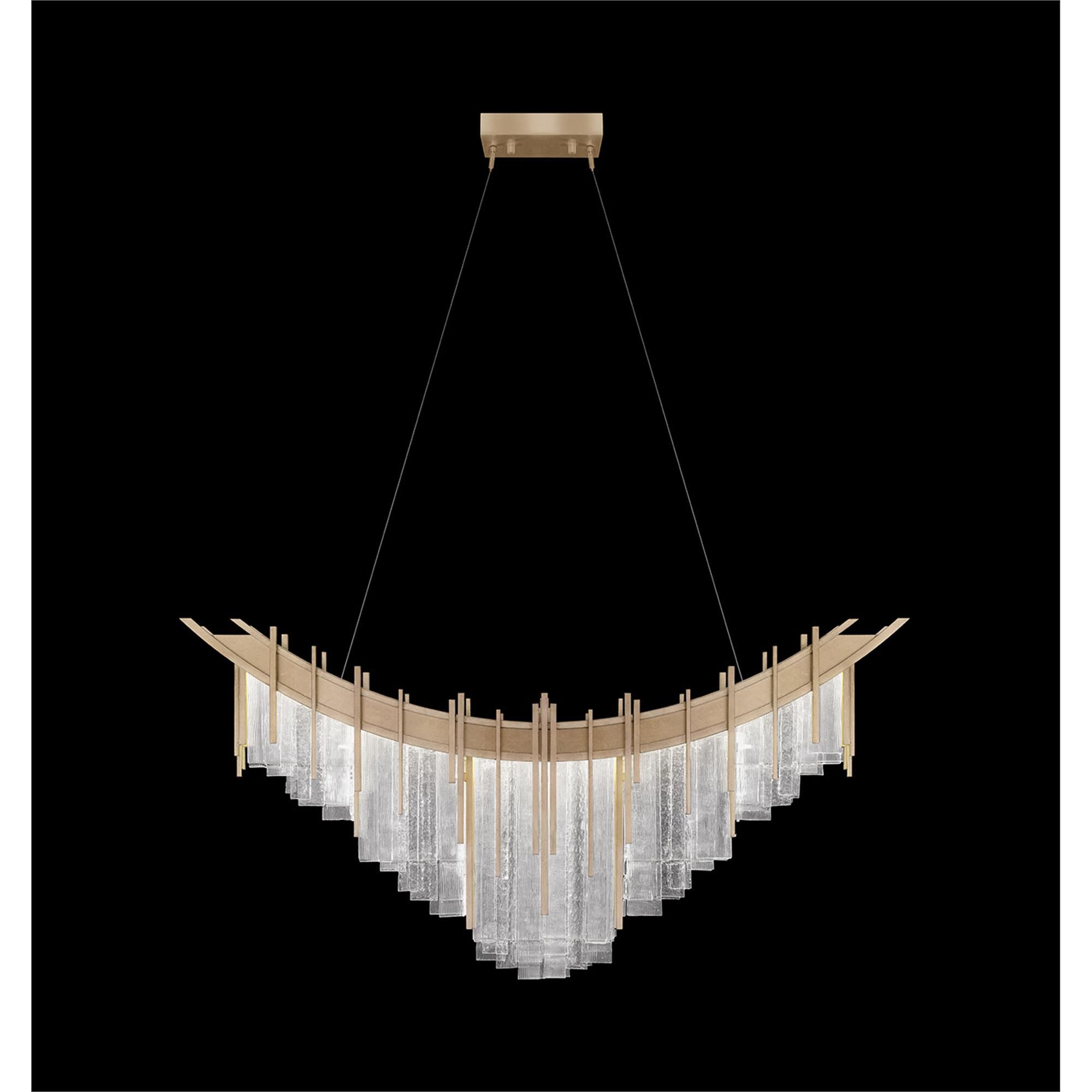 Arpeggio 45 Inch Linear Suspension Light by Fine Art Handcrafted Lighting