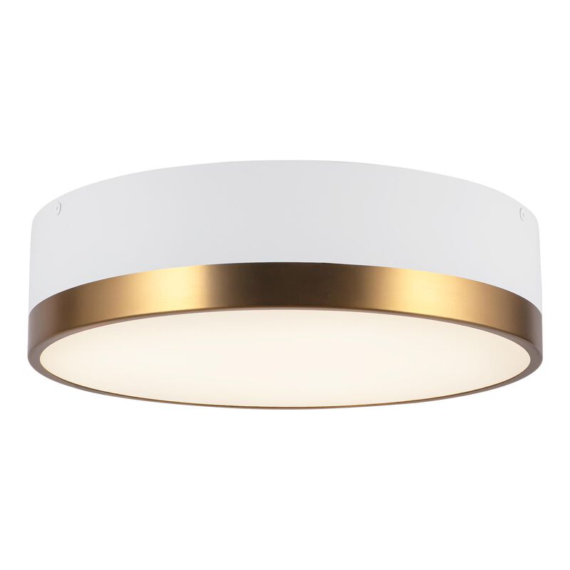 Brisbane 16 Inch 3 Light Flush Mount by Alora Mood