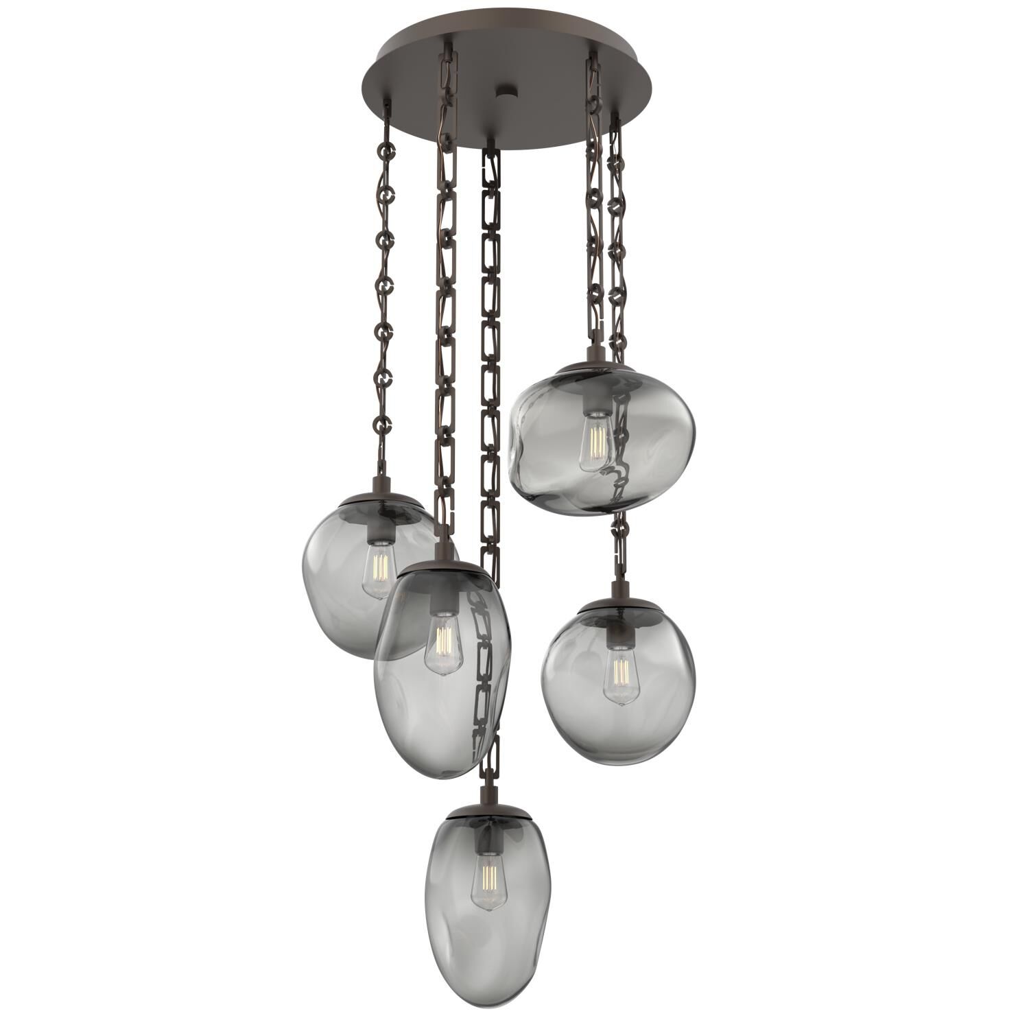 Levi Wilson Cosmos 24 Inch Multi Light Pendant by Hammerton Studio