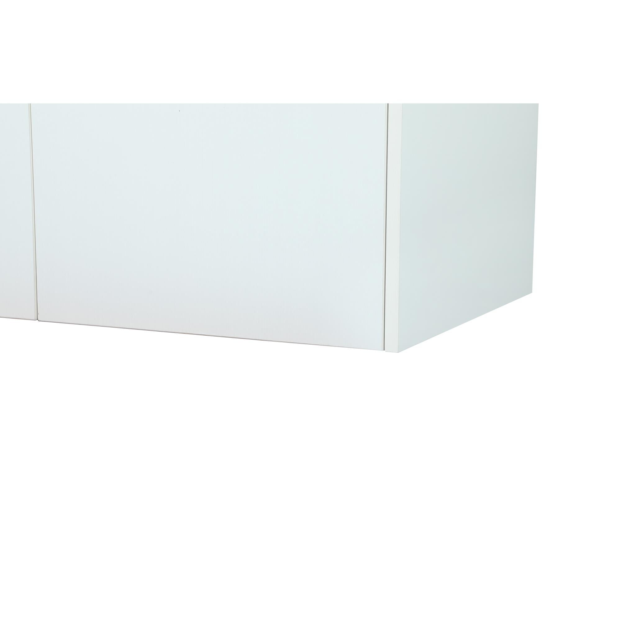 Shown in White finish