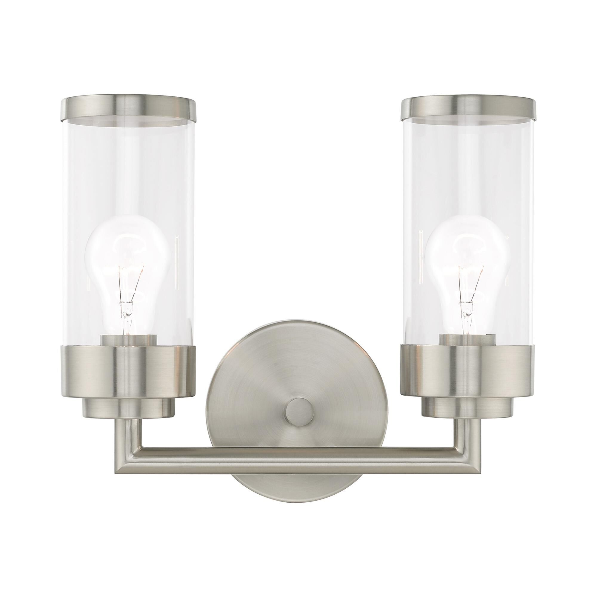 Hillcrest 12 Inch 2 Light Bath Vanity Light by Livex Lighting