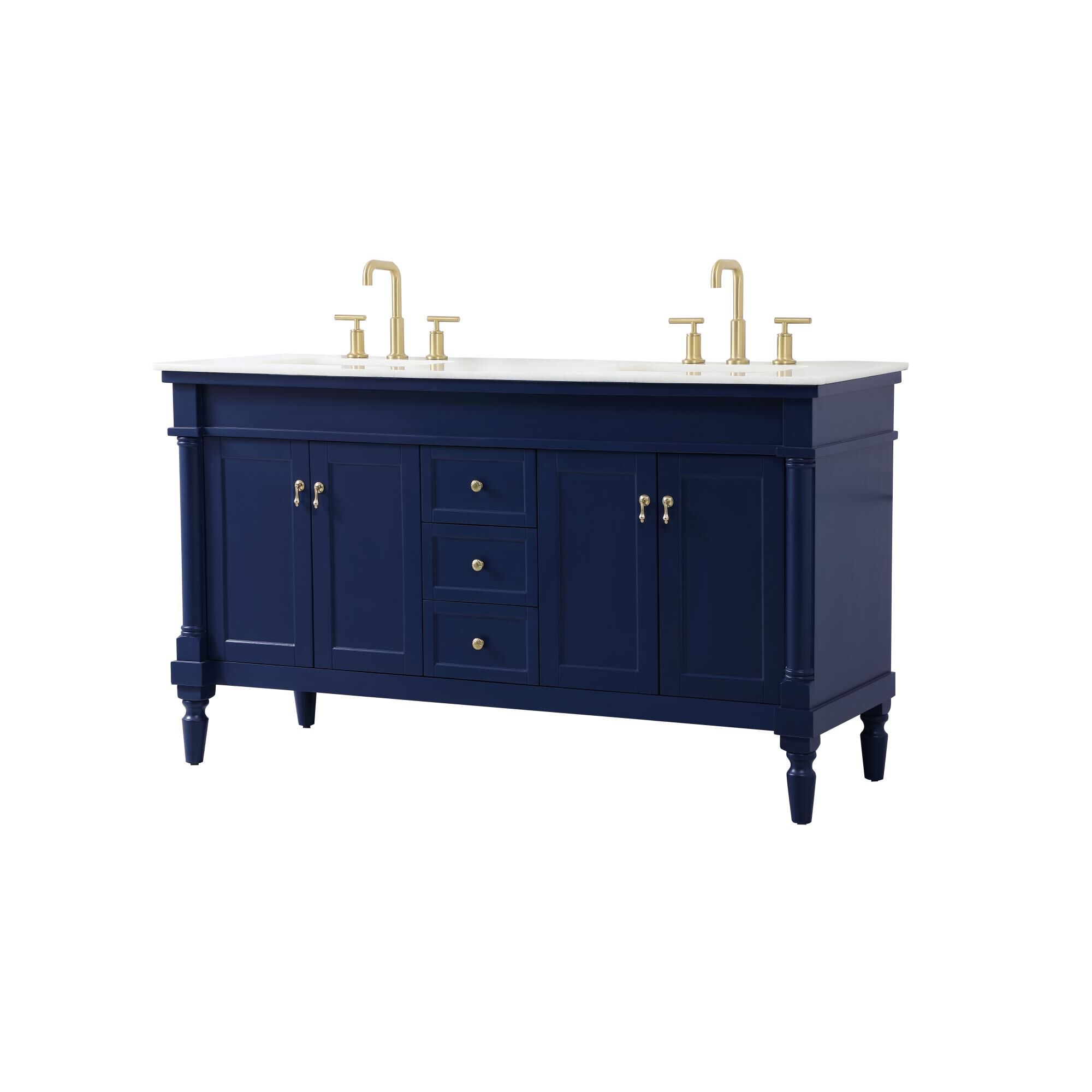 Shown in Blue finish