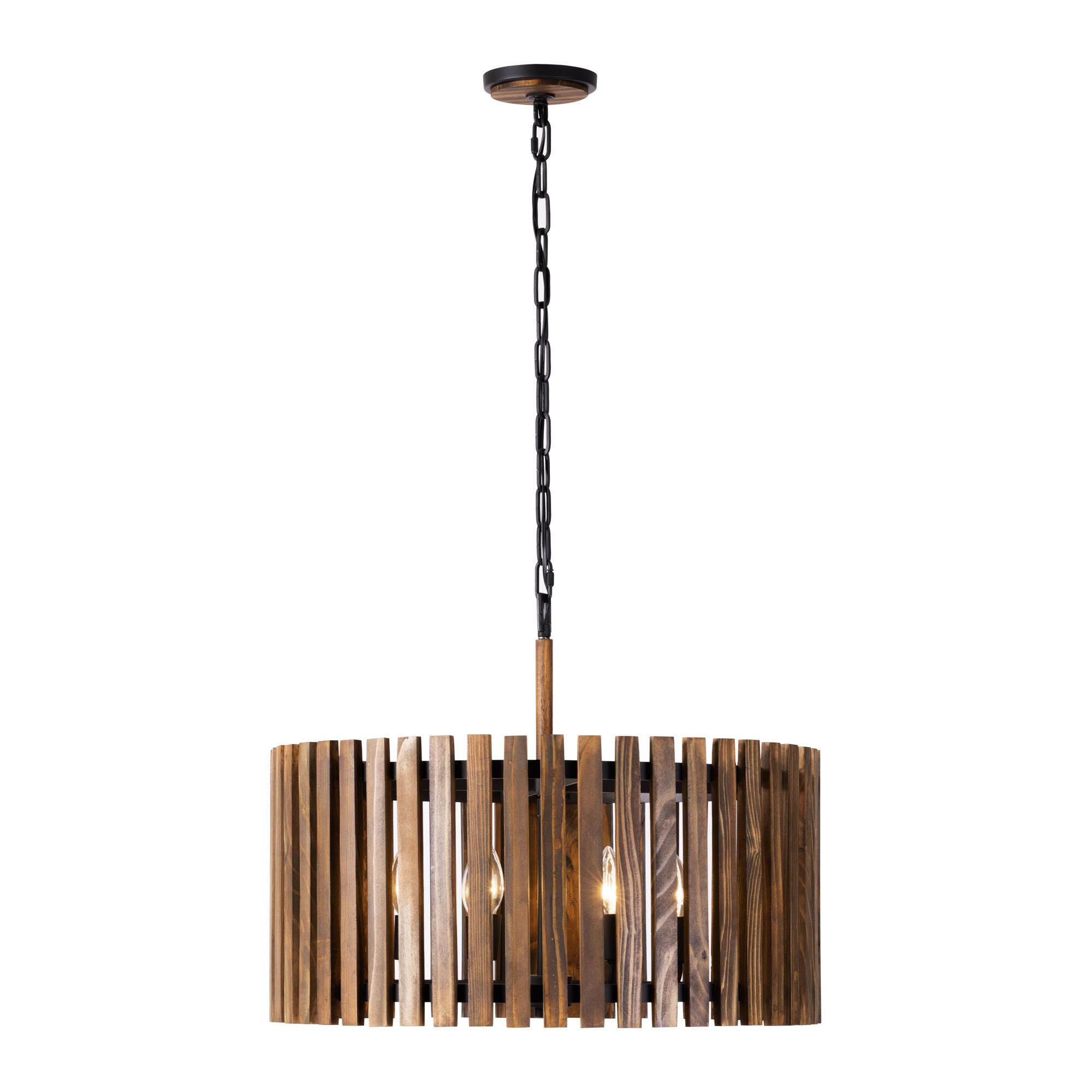 Shown in Matte Black/Medium Walnut finish