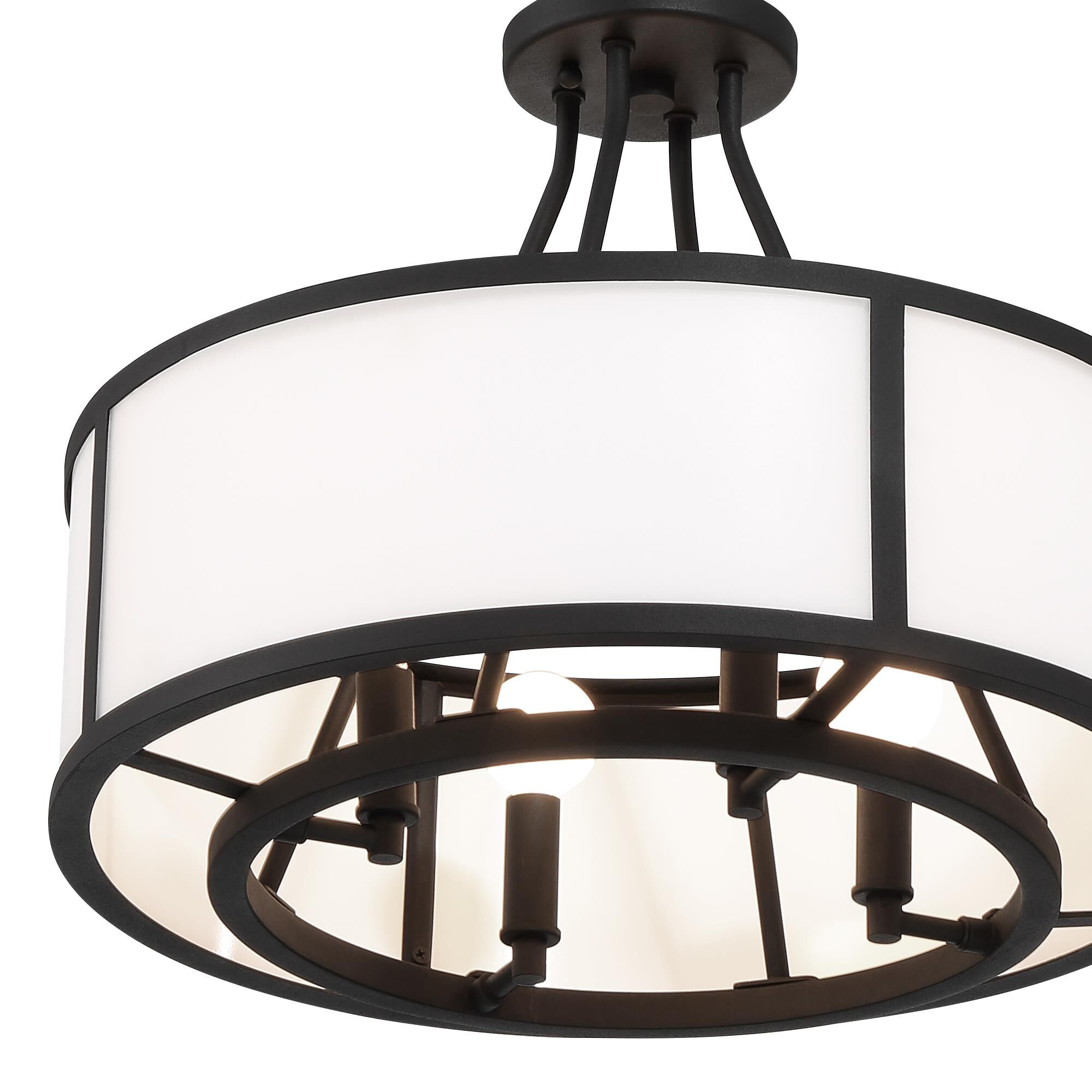 Bryant 18 Inch 4 Light Mini Chandelier by Crystorama