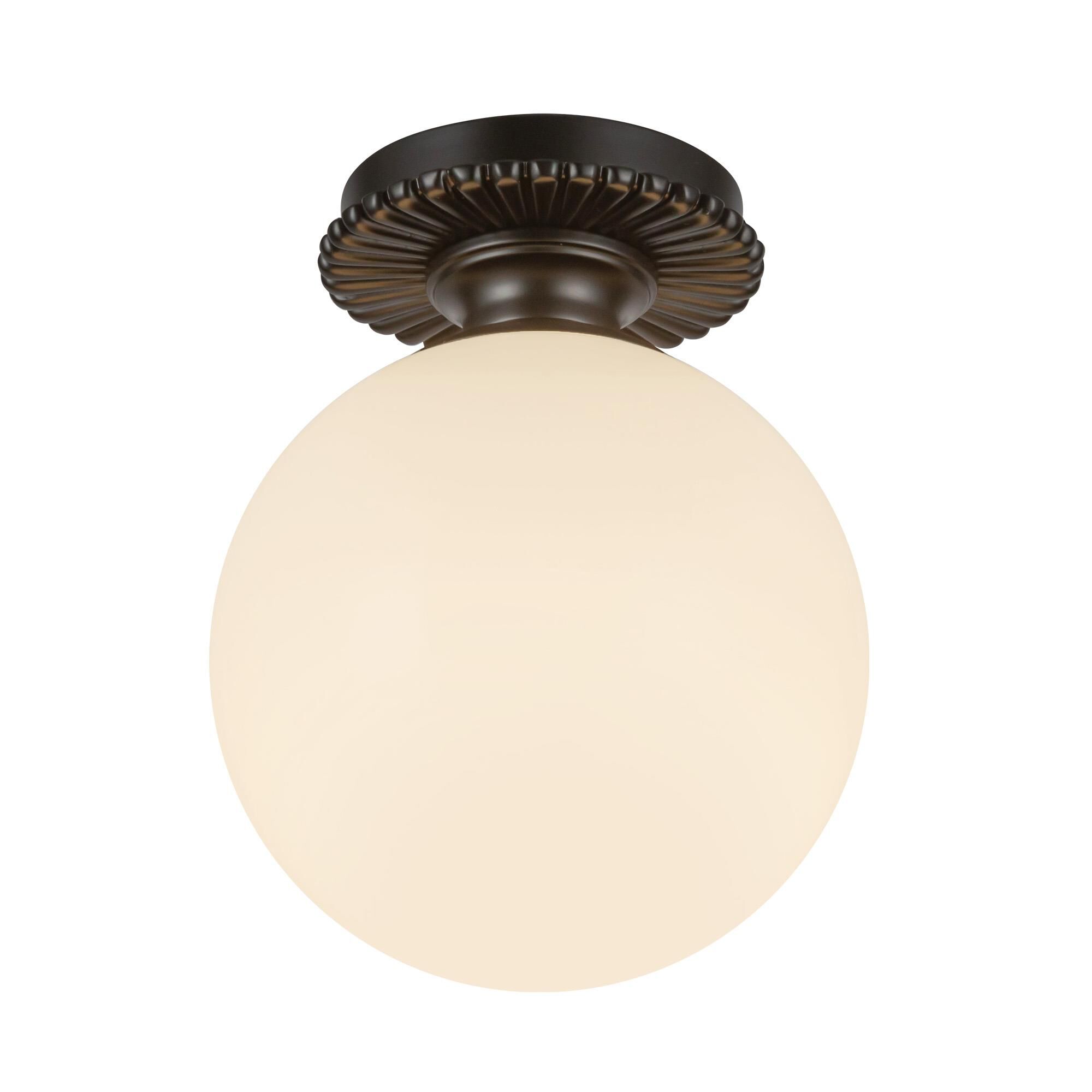 Peyton Fox Otis 8 Inch Semi Flush Mount,