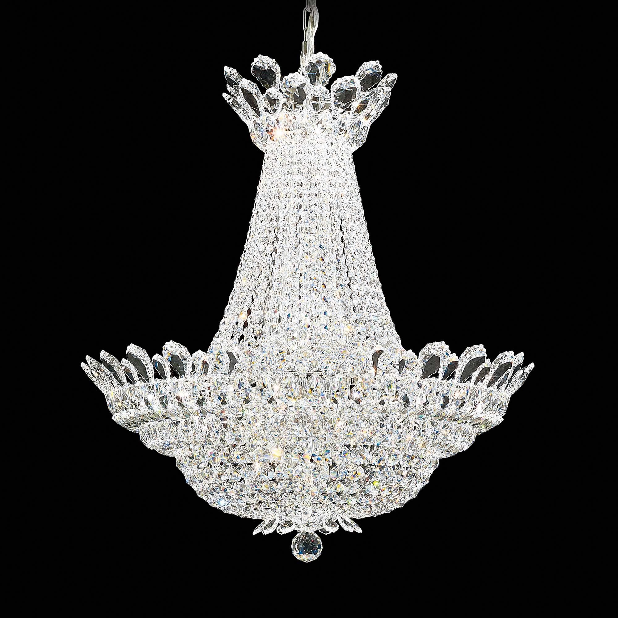 Shown in Silver finish and Clear Radiance crystal