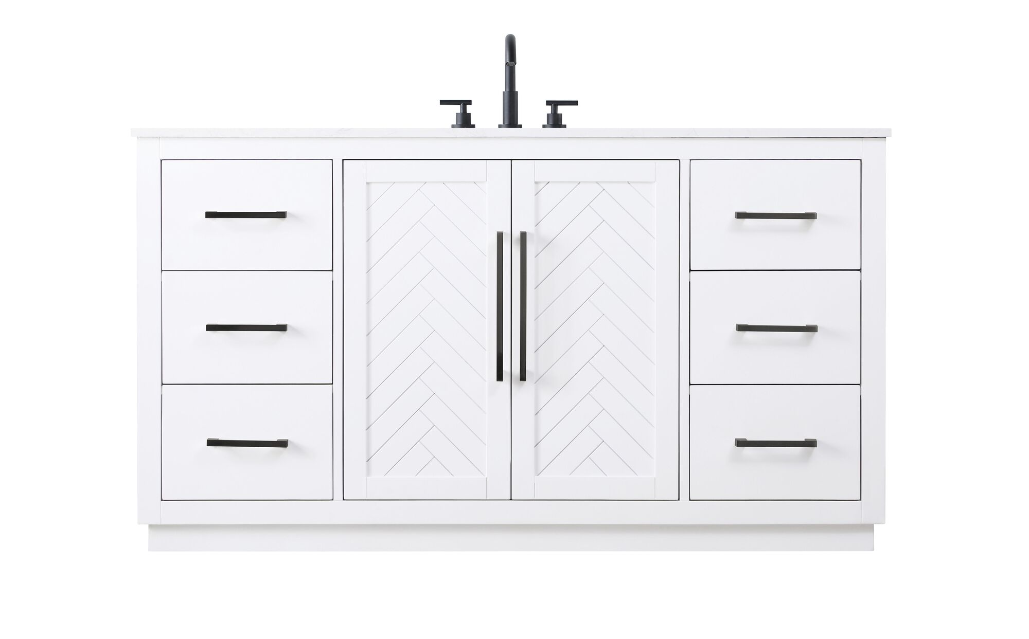 Shown in White finish