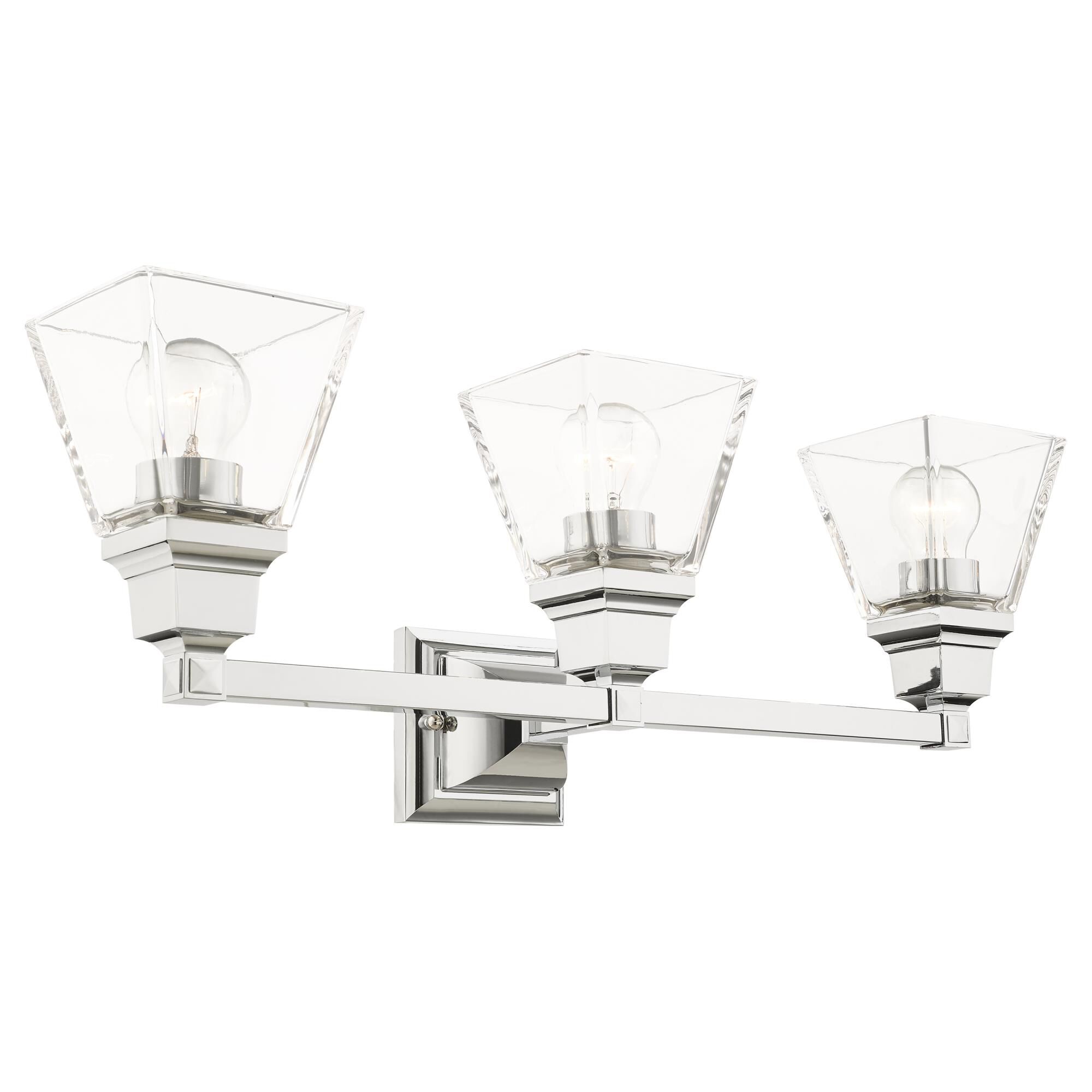 Mission 25 Inch 3 Light Bath Vanity Light by Livex Lighting